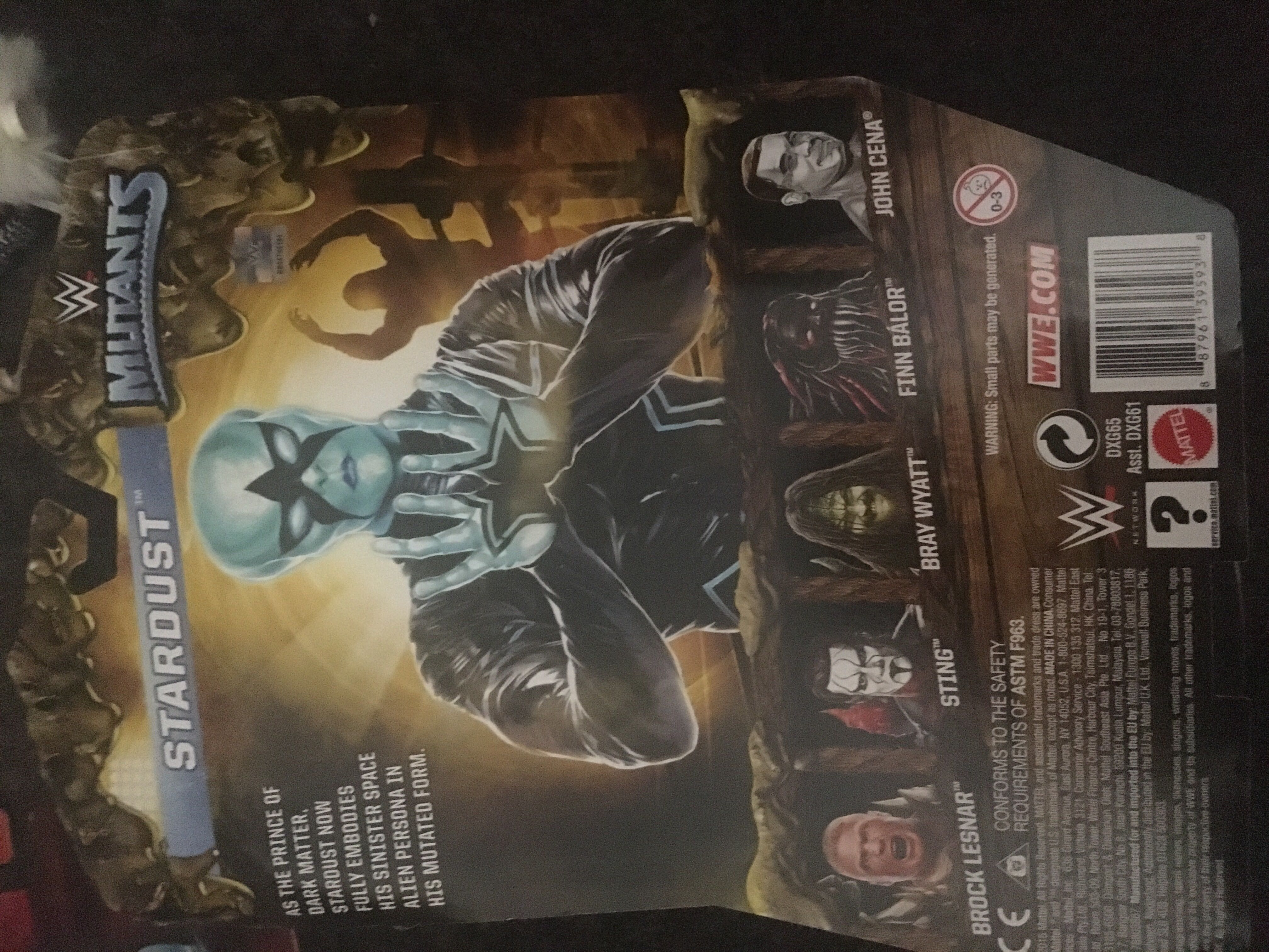 Stardust - Mattel (WWE Mutants) action figure collectible [Barcode 887961395938] - Main Image 2