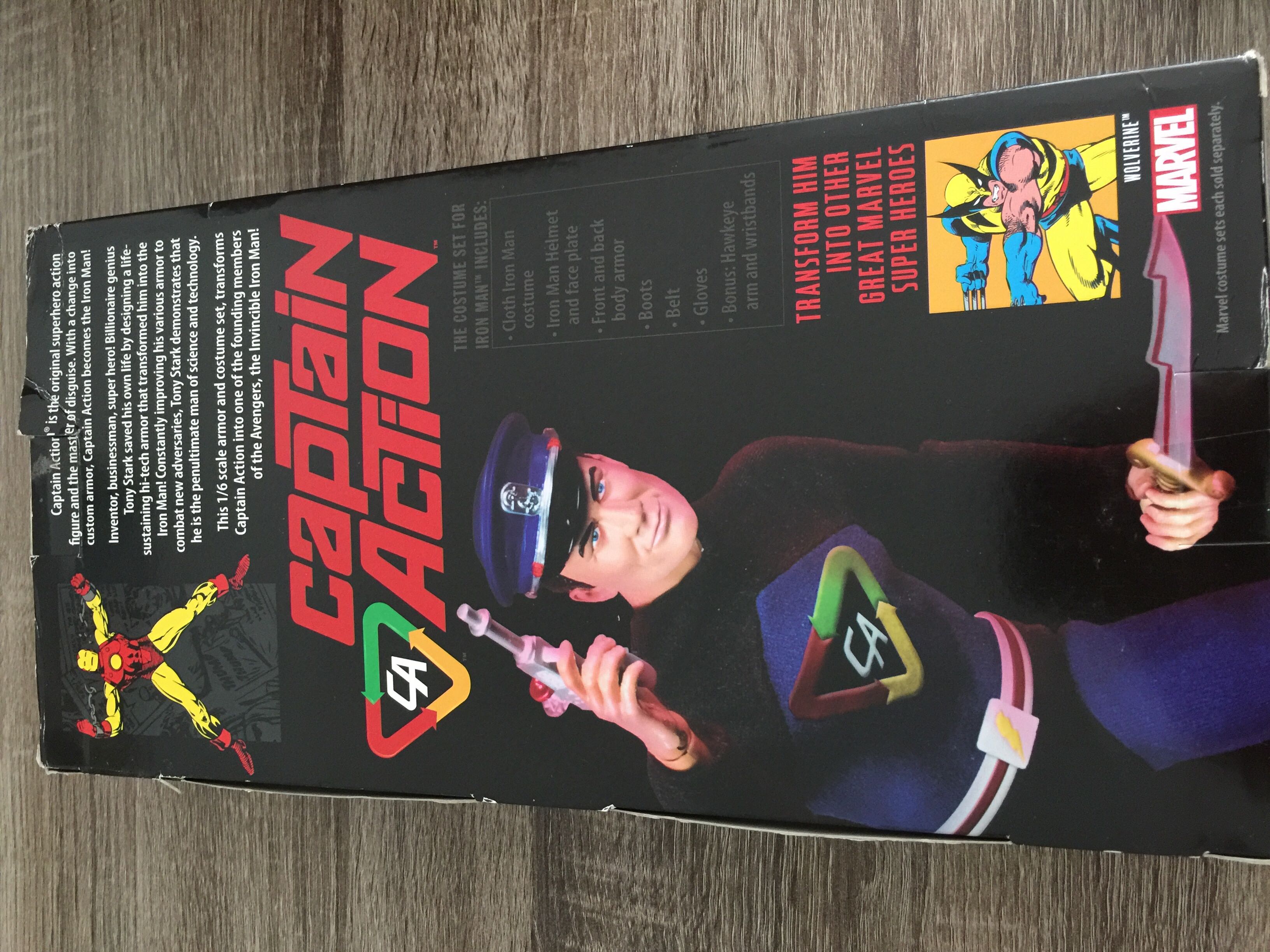 Classic Iron Man - Captain Action - Captain Action (Captain Action) action figure collectible [Barcode 849397005201] - Main Image 2