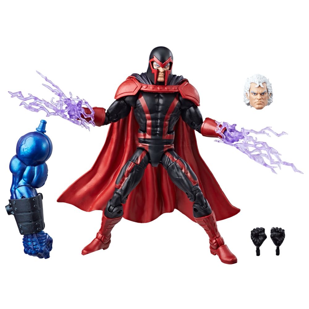 Magneto (Black & Red Costume) - Hasbro (Marvel Legends (BAF - Apocalypse)) action figure collectible [Barcode 630509678051] - Main Image 4