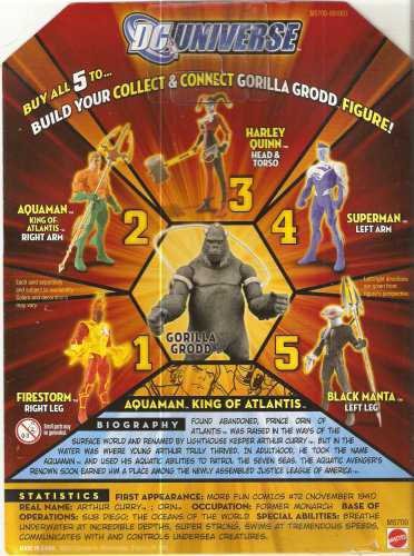 DC Universe Classics, Wave 2: Aquaman (Classic) - Mattel (DC Comics - Super Heroes) action figure collectible - Main Image 4