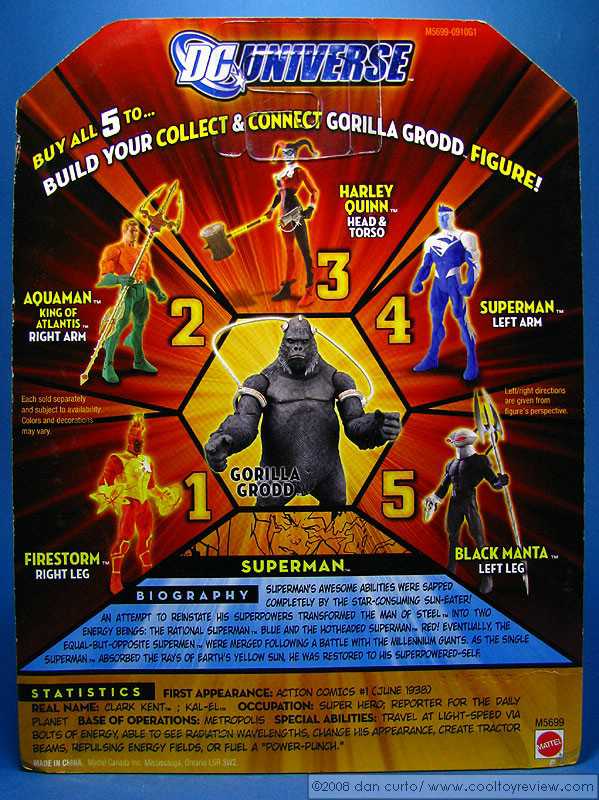DC Universe Classics, Wave 2: Superman Blue - Mattel (DC Comics - Super Heroes) action figure collectible - Main Image 4