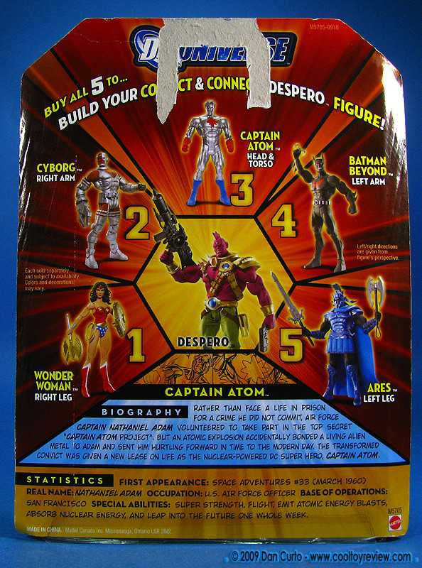 DC Universe Classics, Wave 4: Captain Atom (Silver) - Mattel (DC Comics - Super Heroes) action figure collectible - Main Image 4