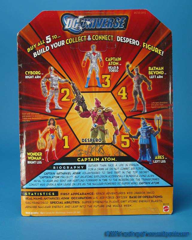 DC Universe Classics, Wave 4: Captain Atom (Gold) - Mattel (DC Comics - Super Heroes) action figure collectible - Main Image 4