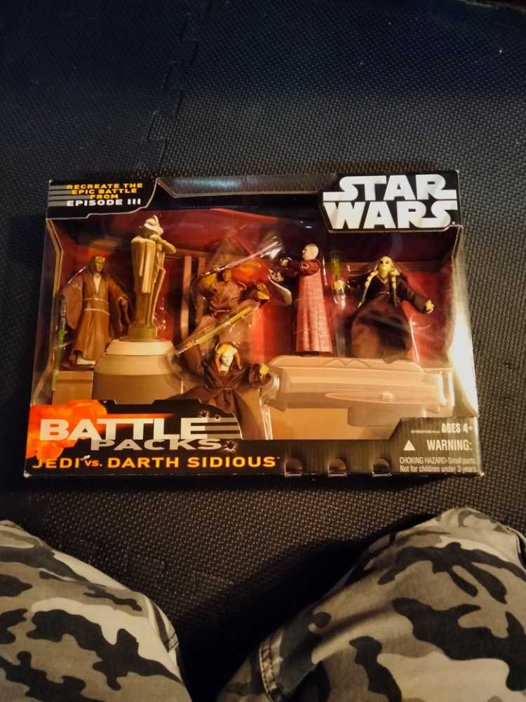 Darth Sidious , Kit Fisto , Mace Windu , Saesee Tin (2) , Agen Kolar - Star Wars Battle Packs (Jedi vs. Darth Sidious) - Hasbro (Star Wars) action figure collectible [Barcode 653569183495] - Main Image 2