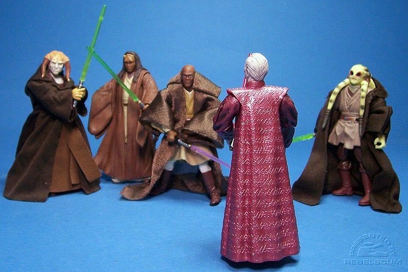 Darth Sidious , Kit Fisto , Mace Windu , Saesee Tin (2) , Agen Kolar - Star Wars Battle Packs (Jedi vs. Darth Sidious) - Hasbro (Star Wars) action figure collectible [Barcode 653569183495] - Main Image 3