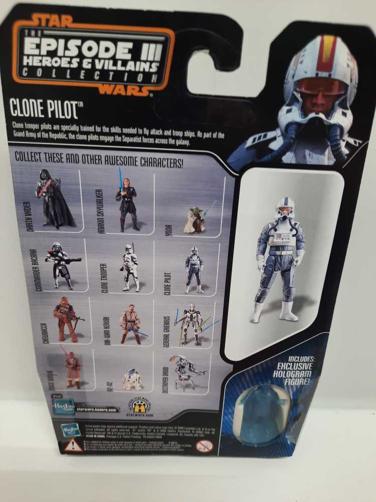Clone Pilot - Hasbro (2006-2007 The Saga Collection) action figure collectible [Barcode 653569181279] - Main Image 2