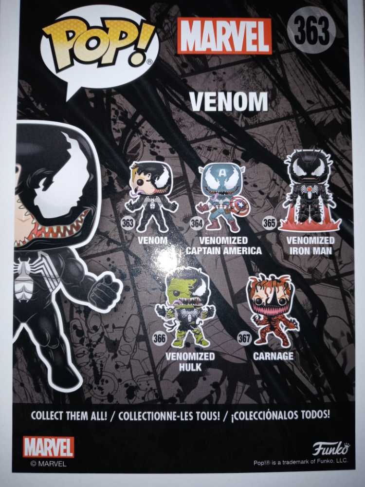 Venom: Venom #363 - Funko (Venom) (Venom) action figure collectible [Barcode 889698326858] - Main Image 2