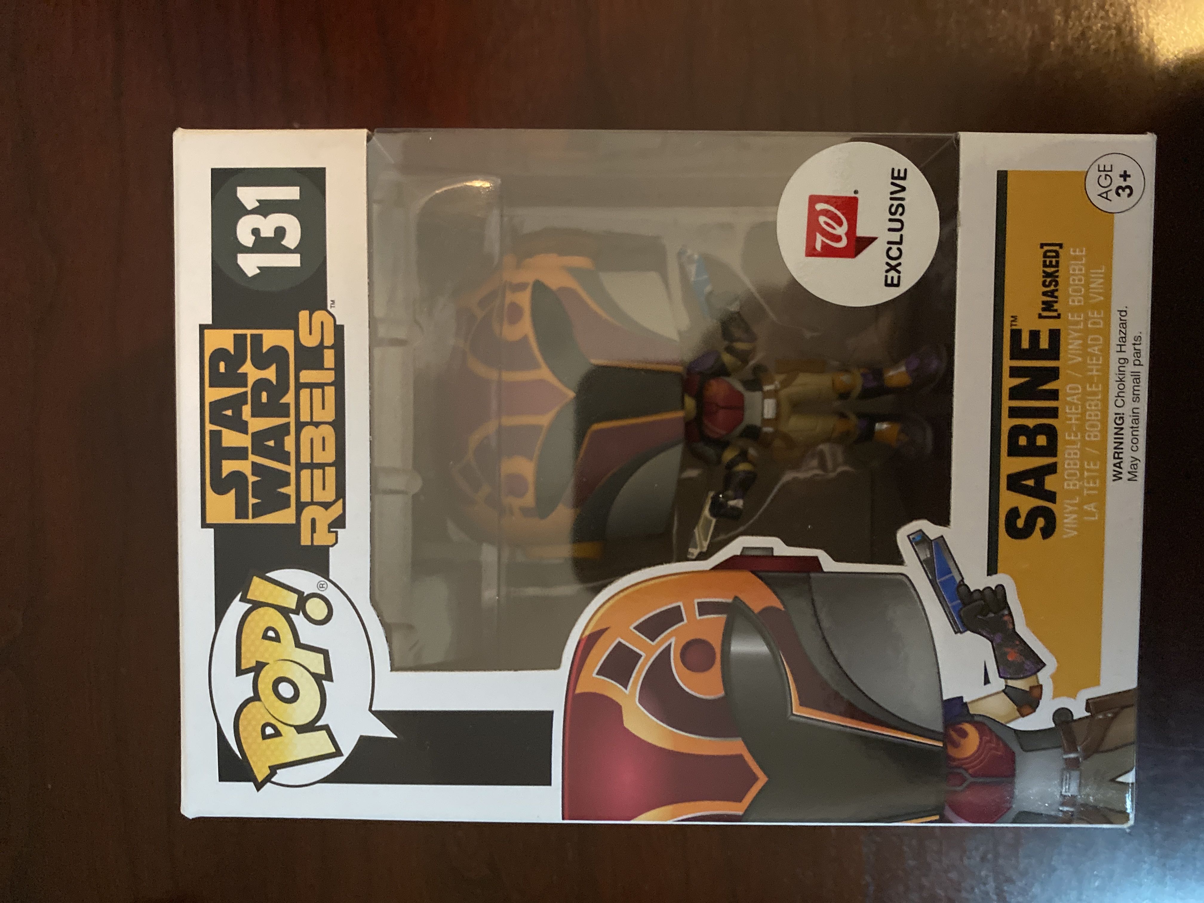 Star Wars Rebels - Sabine Masked 131 - Funko Pop action figure collectible [Barcode 889698107679] - Main Image 2