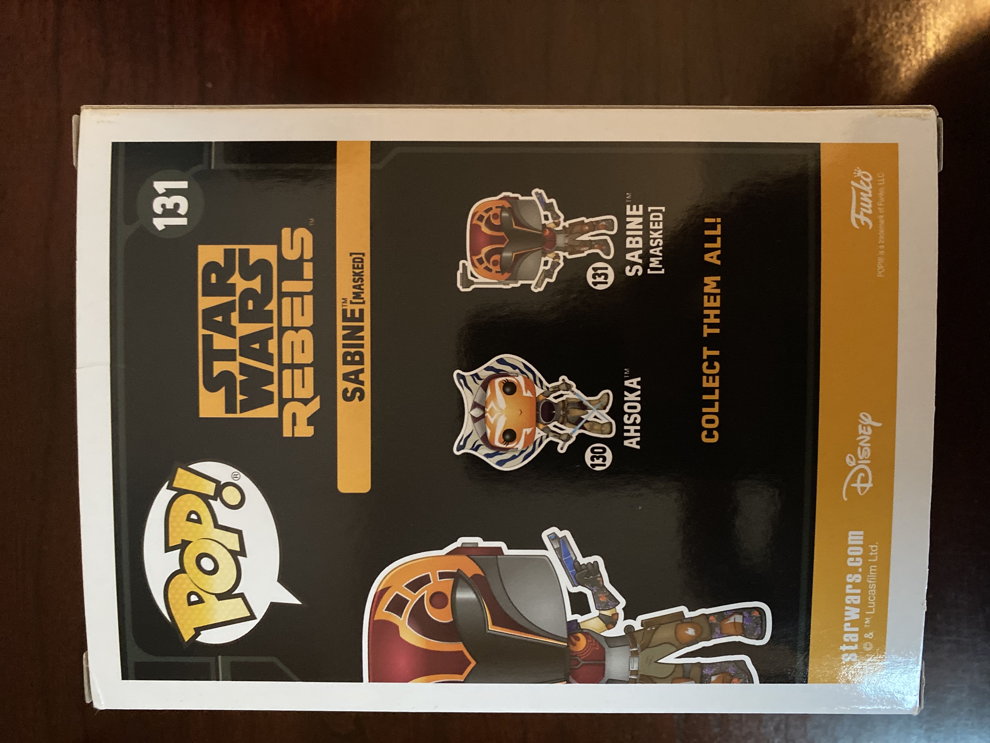 Star Wars Rebels - Sabine Masked 131 - Funko Pop action figure collectible [Barcode 889698107679] - Main Image 3