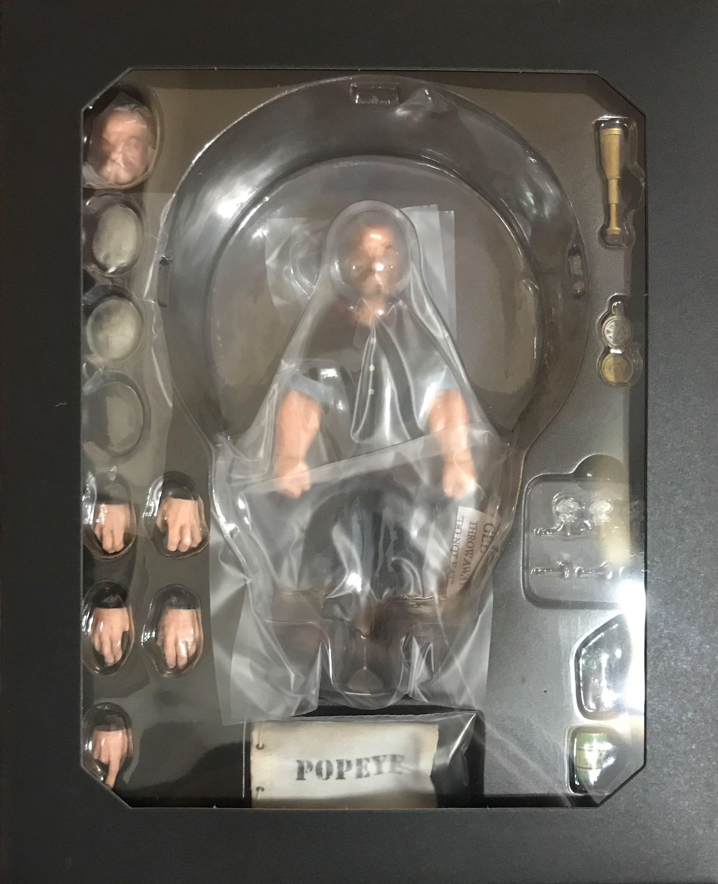 Mezco One:12 Popeye (RS Custom) - Mezco ONE:12 (Popeye) action figure collectible [Barcode 696198764703] - Main Image 2