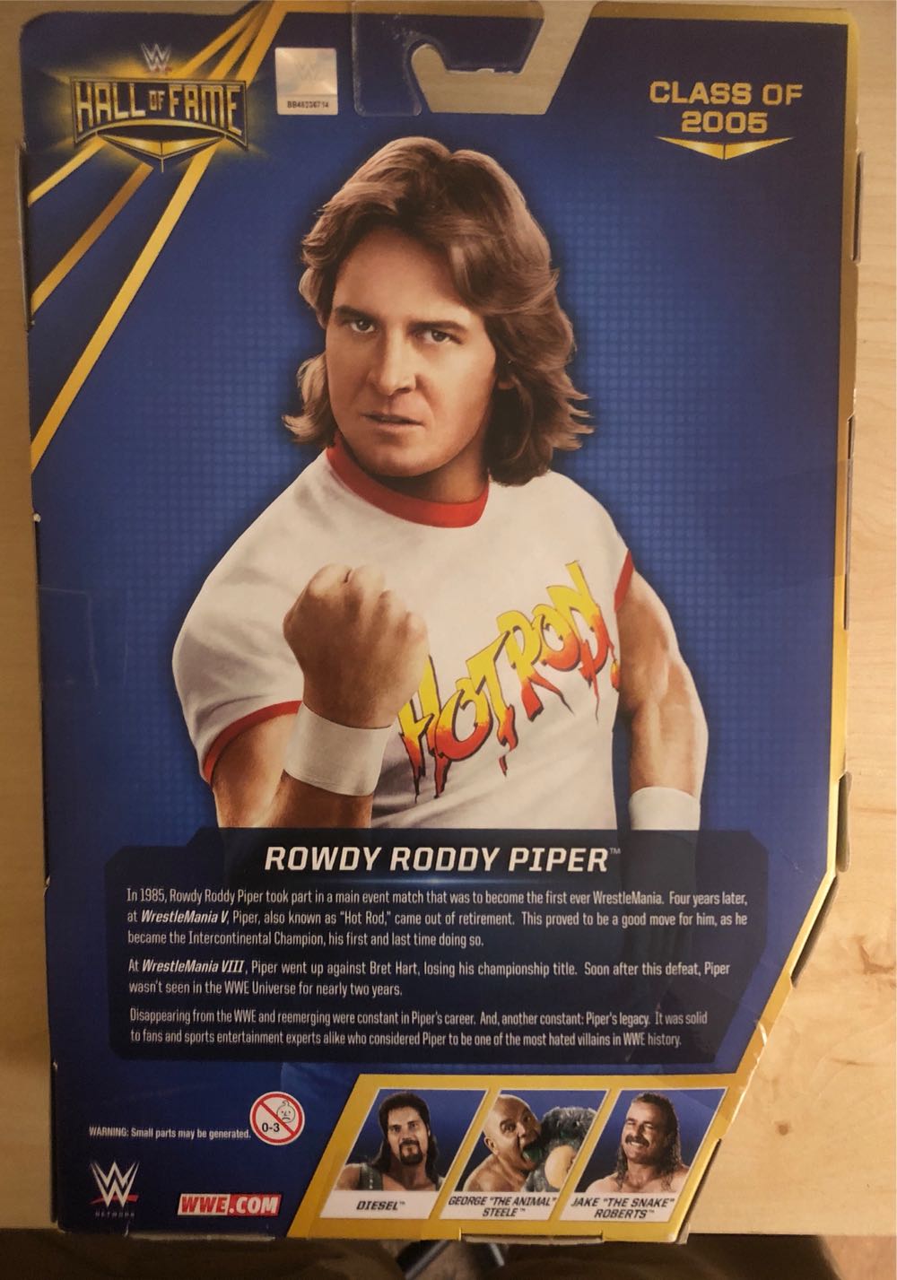 Rowdy Roddy Piper - Mattel (WWE Mattel Elite) action figure collectible [Barcode 887961432664] - Main Image 2