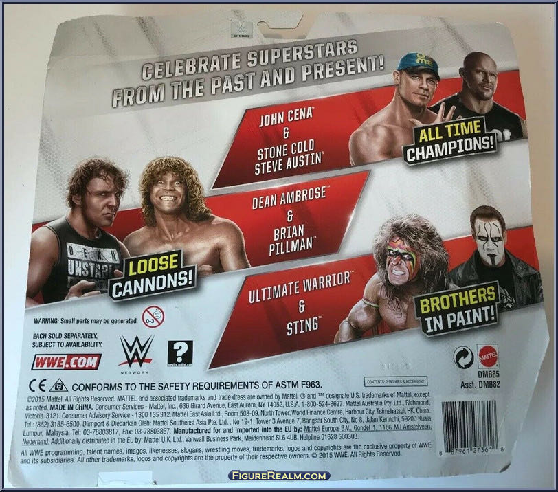 Brian Pillman - WWE Mattel (WWE Then Now Forever (2015)) action figure collectible [Barcode 887961273595] - Main Image 2