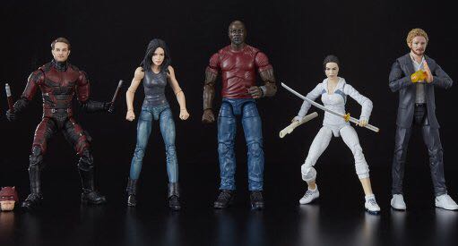Marvel Legends Netflix Series THE DEFENDERS SUBWAY MULTIPACK (SDCC 2018 Exclusive) - Hasbro (Marvel Legends Deluxe Series) action figure collectible [Barcode 630509683000] - Main Image 2