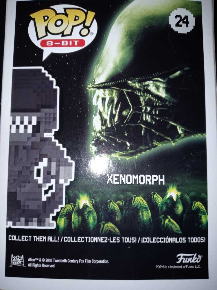 Funko Alien: Xenomorph (8-Bit) #24 - Funko (Alien) (Alien) action figure collectible [Barcode 889698245975] - Main Image 2