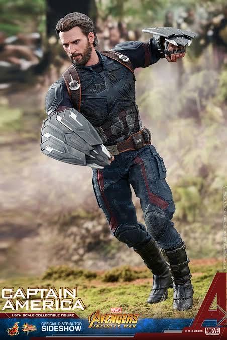 Captain America  - Hot Toys (Avengers Infinity War) action figure collectible [Barcode 4897011186054] - Main Image 3