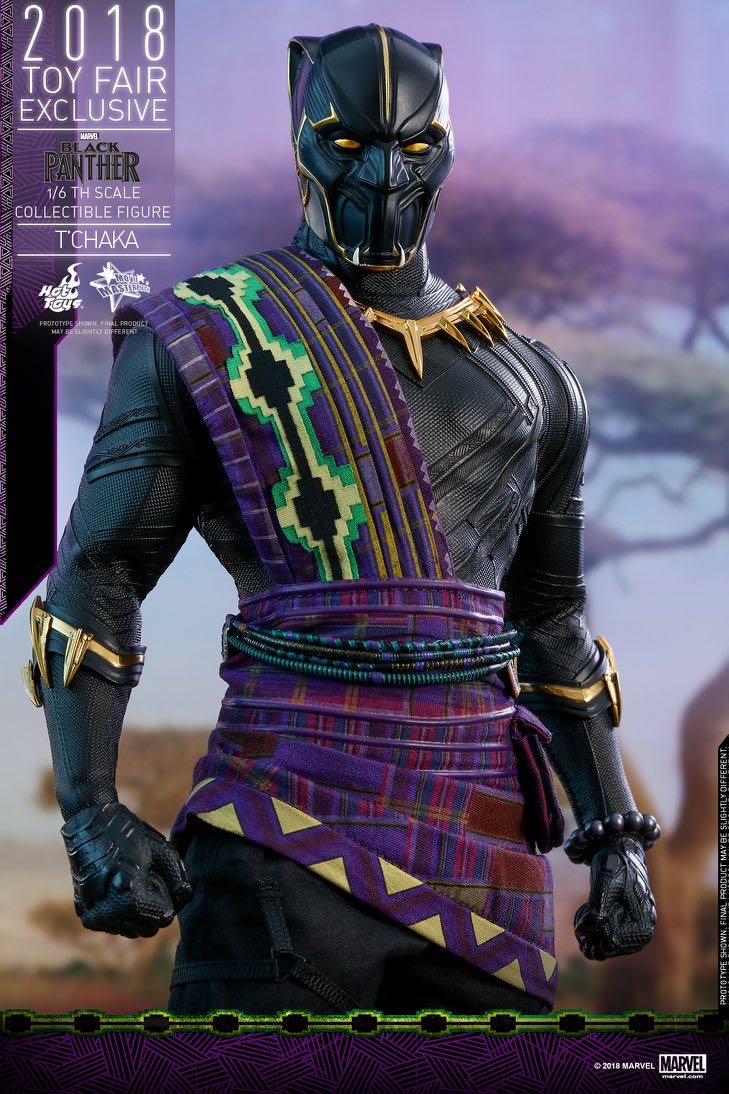 Hot Toys Marvel Black Panther Tchaka - Sideshow Collectibles (Marvel Black Panther) action figure collectible [Barcode 4897011186306] - Main Image 3