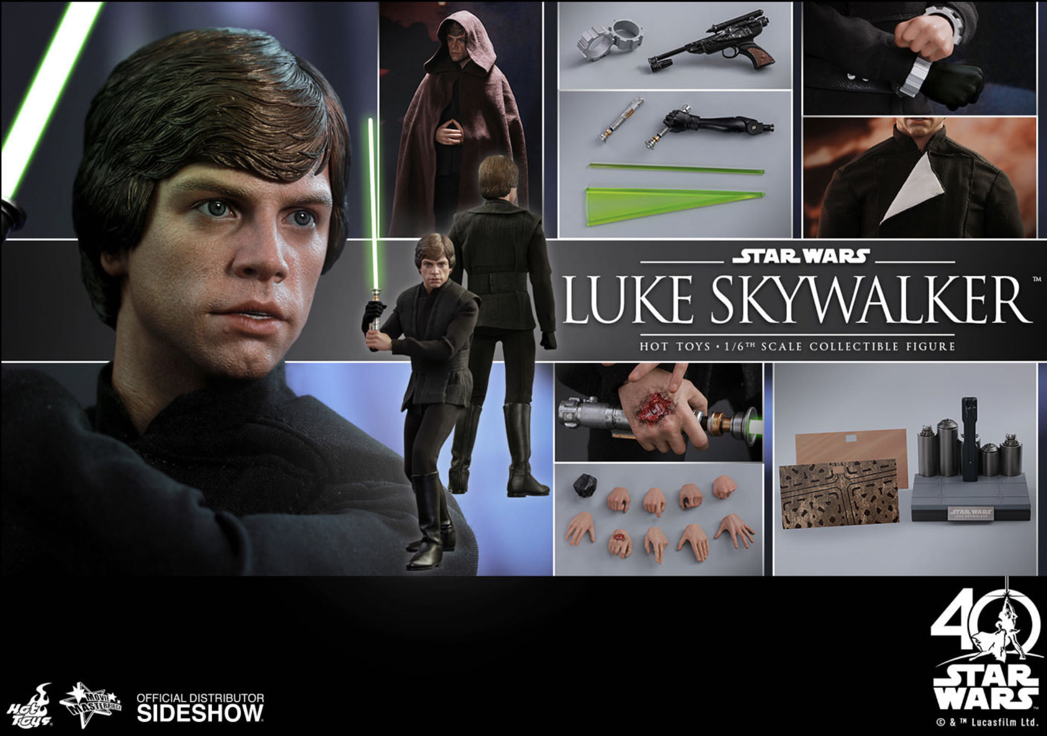 Luke Skywalker 2.0 (RotJ) MMS 429 - Hot Toys Limited (Star Wars) action figure collectible [Barcode 4897011183978] - Main Image 4