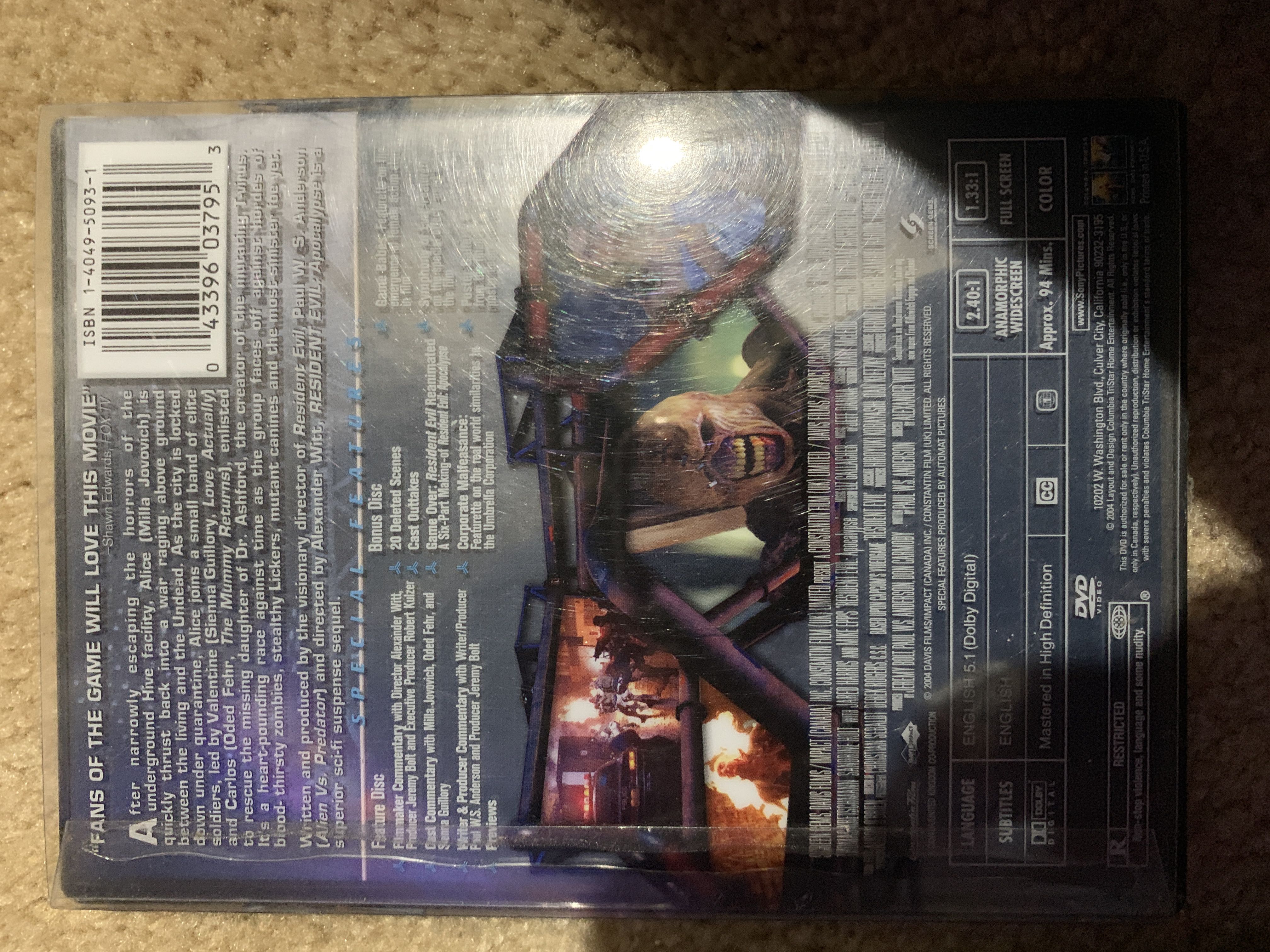 Resident Evil 2: Apocalypse  action figure collectible [Barcode 043396037953] - Main Image 2