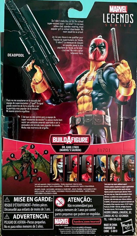 Deadpool - Hasbro (Marvel Legends - Sauron) action figure collectible [Barcode 630509713721] - Main Image 4