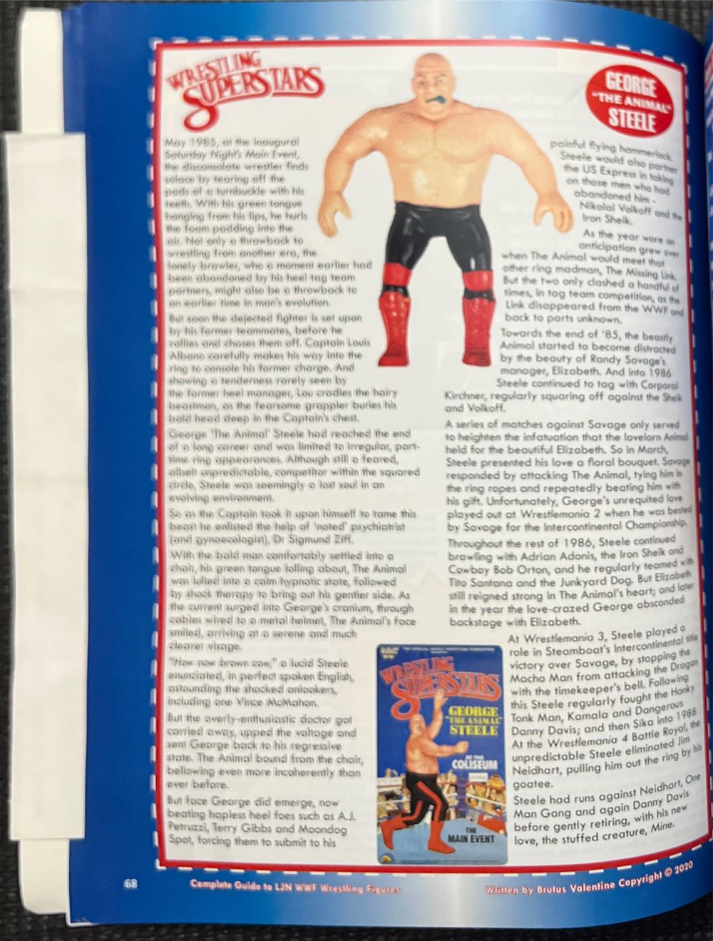 George “The Animal” Steele - LJN - WWF LJN (WWF LJN) action figure collectible - Main Image 3