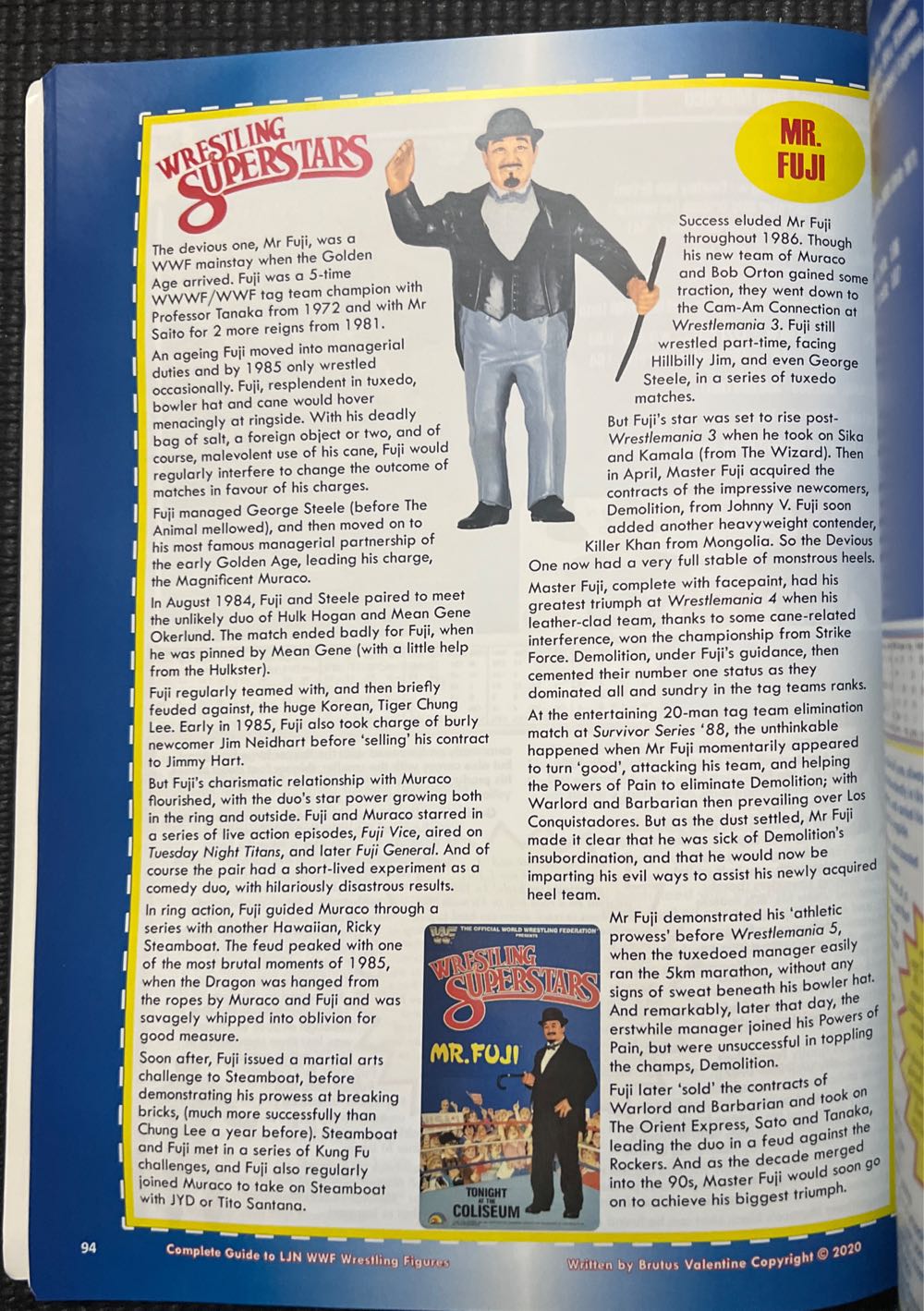 Mr. Fuji LJN - WWF LJN (WWF LJN) action figure collectible - Main Image 3