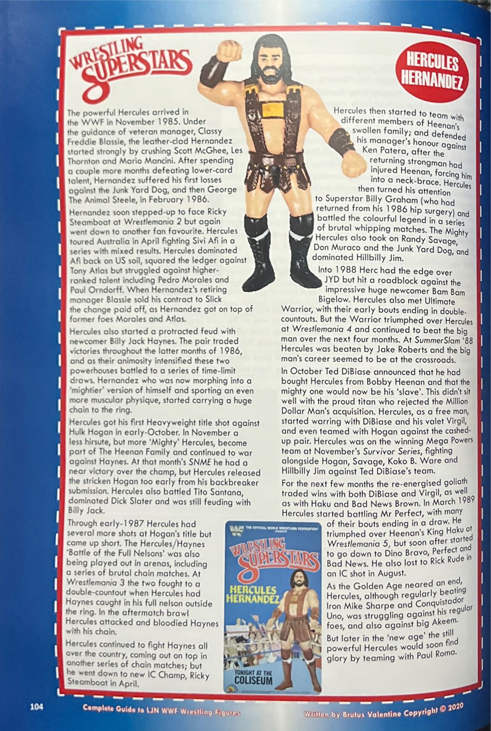 Hercules Hernandez LJN - WWF LJN (WWF - LJN) action figure collectible - Main Image 3