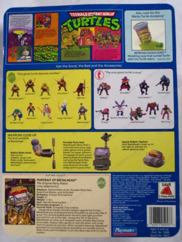 Metalhead Playmates - Playmates (Teenage Mutant Ninja Turtles) action figure collectible - Main Image 3
