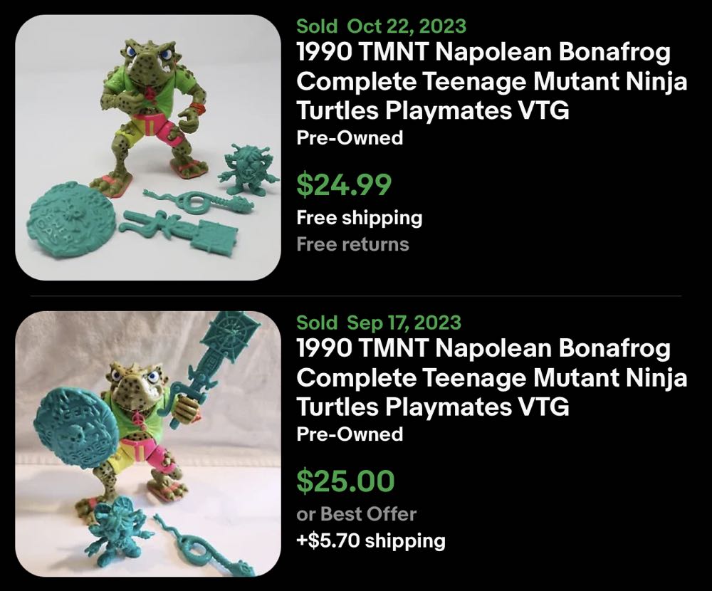 Napolean Bonafrog - Playmates Toys (Teenage Mutant Ninja Turtles) action figure collectible - Main Image 2