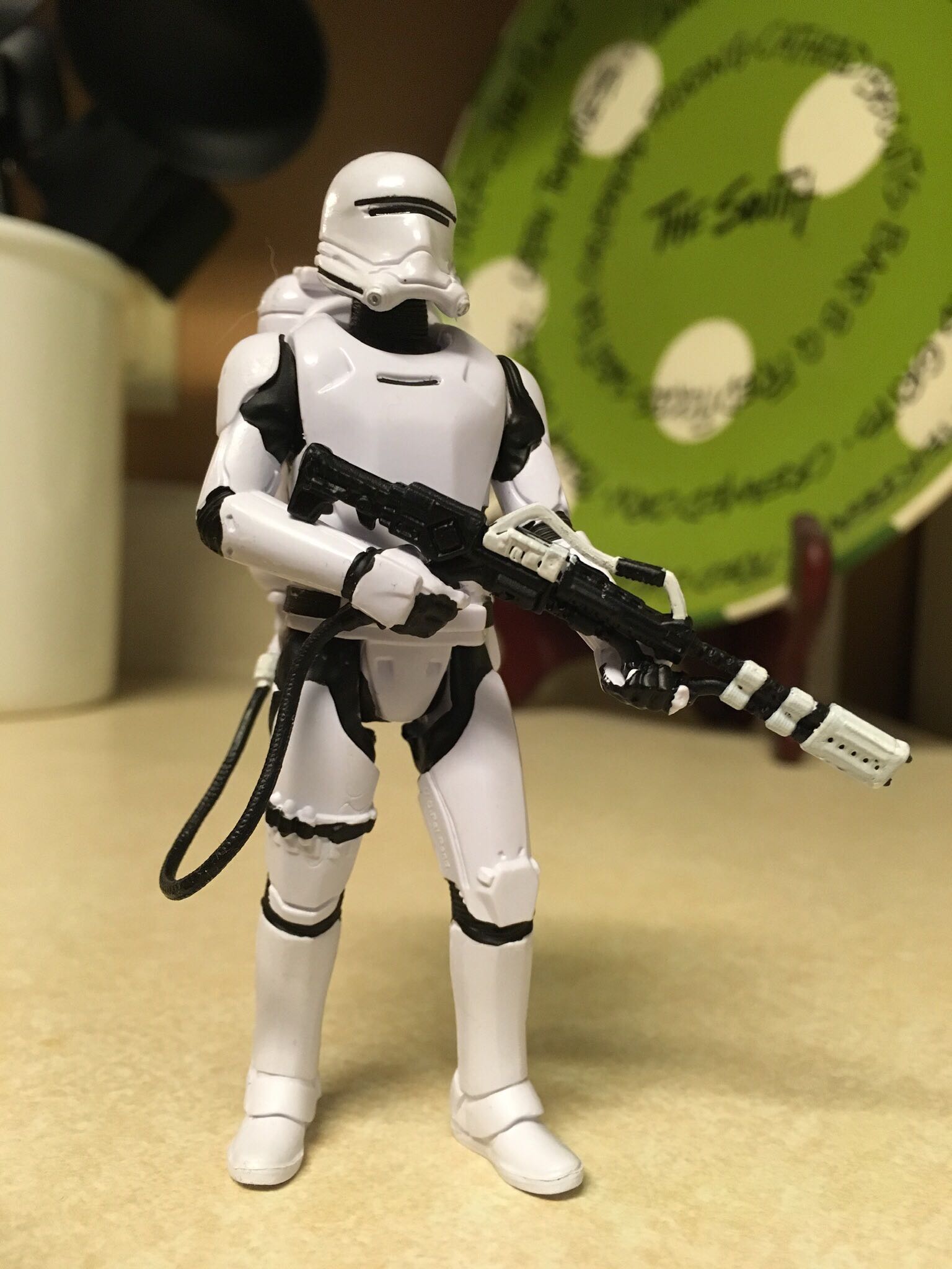 First Order Flametrooper TLJ Force Link - Hasbro (Star Wars Episode VII: The Force Awakens) action figure collectible - Main Image 2