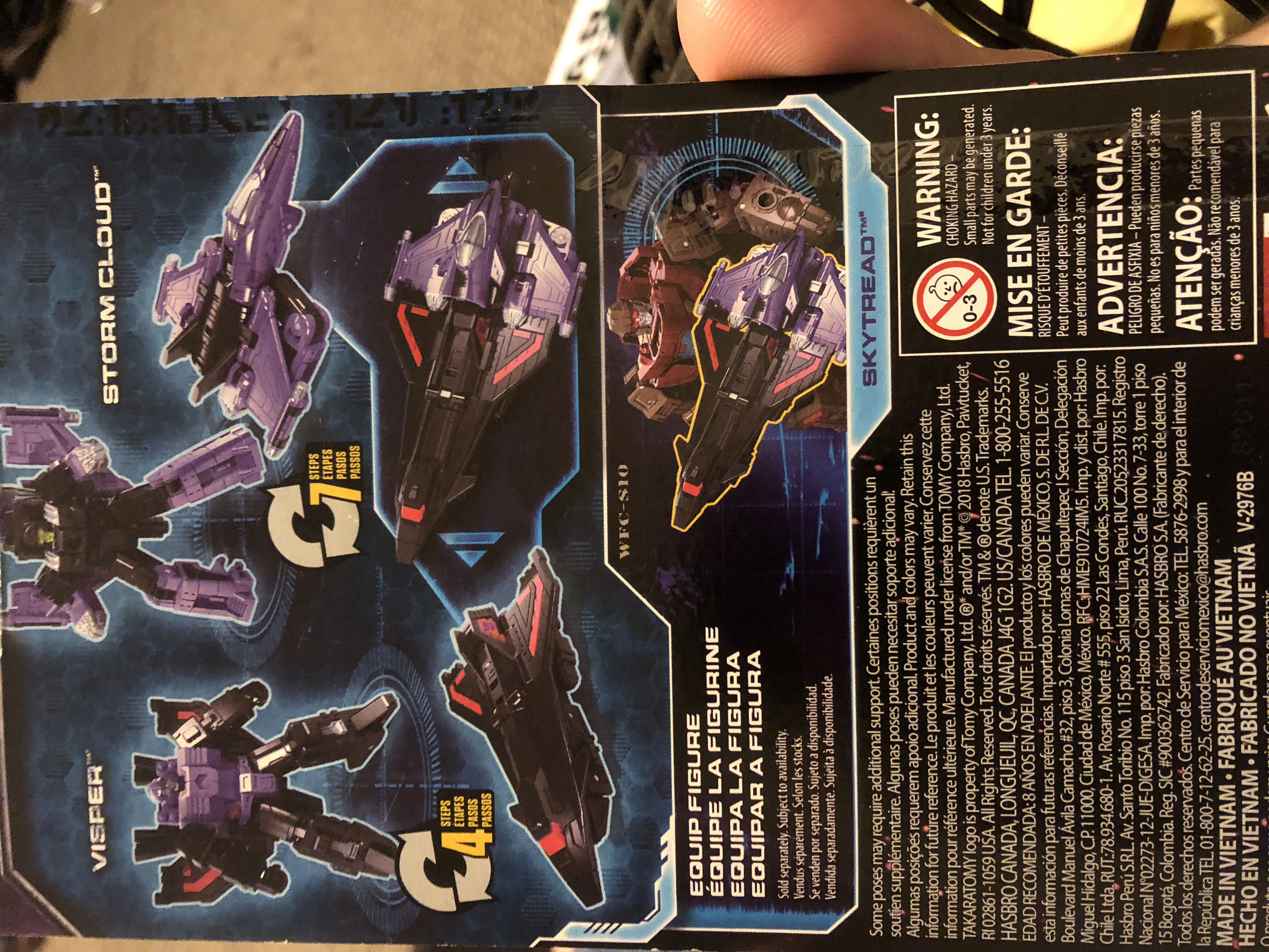 Storm Cloud & Visper - Takara Tomy (WFC Seige) action figure collectible [Barcode 630509754816] - Main Image 2