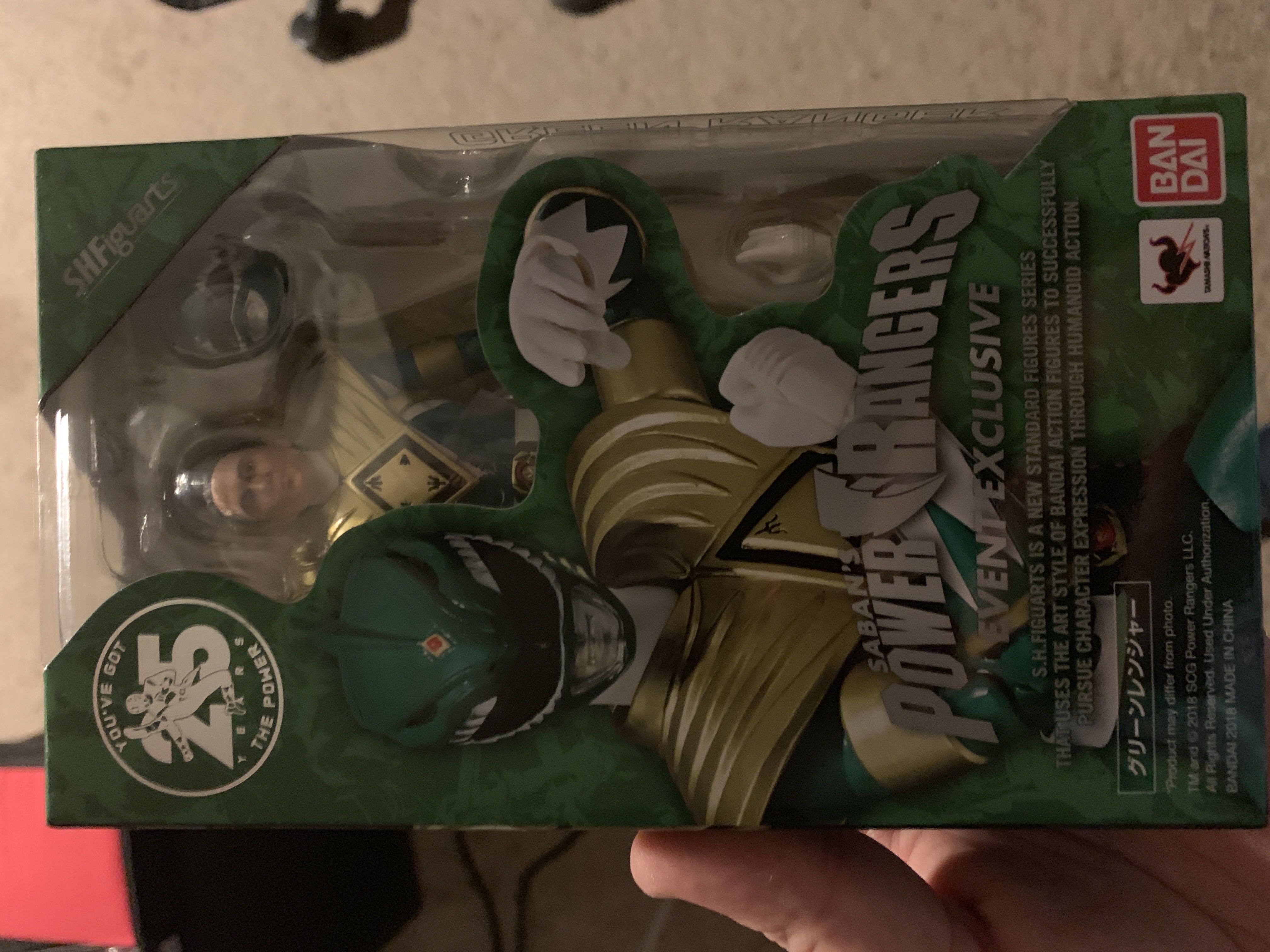 Green Ranger - Mighty Morphin Power Rangers - S.H. Figuarts - Bandai (Super Sentai) action figure collectible [Barcode 4549660239338] - Main Image 2