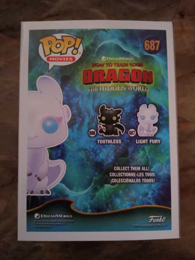 How To Train Your Dragon Light Fury #687  action figure collectible [Barcode 889698363693] - Main Image 2