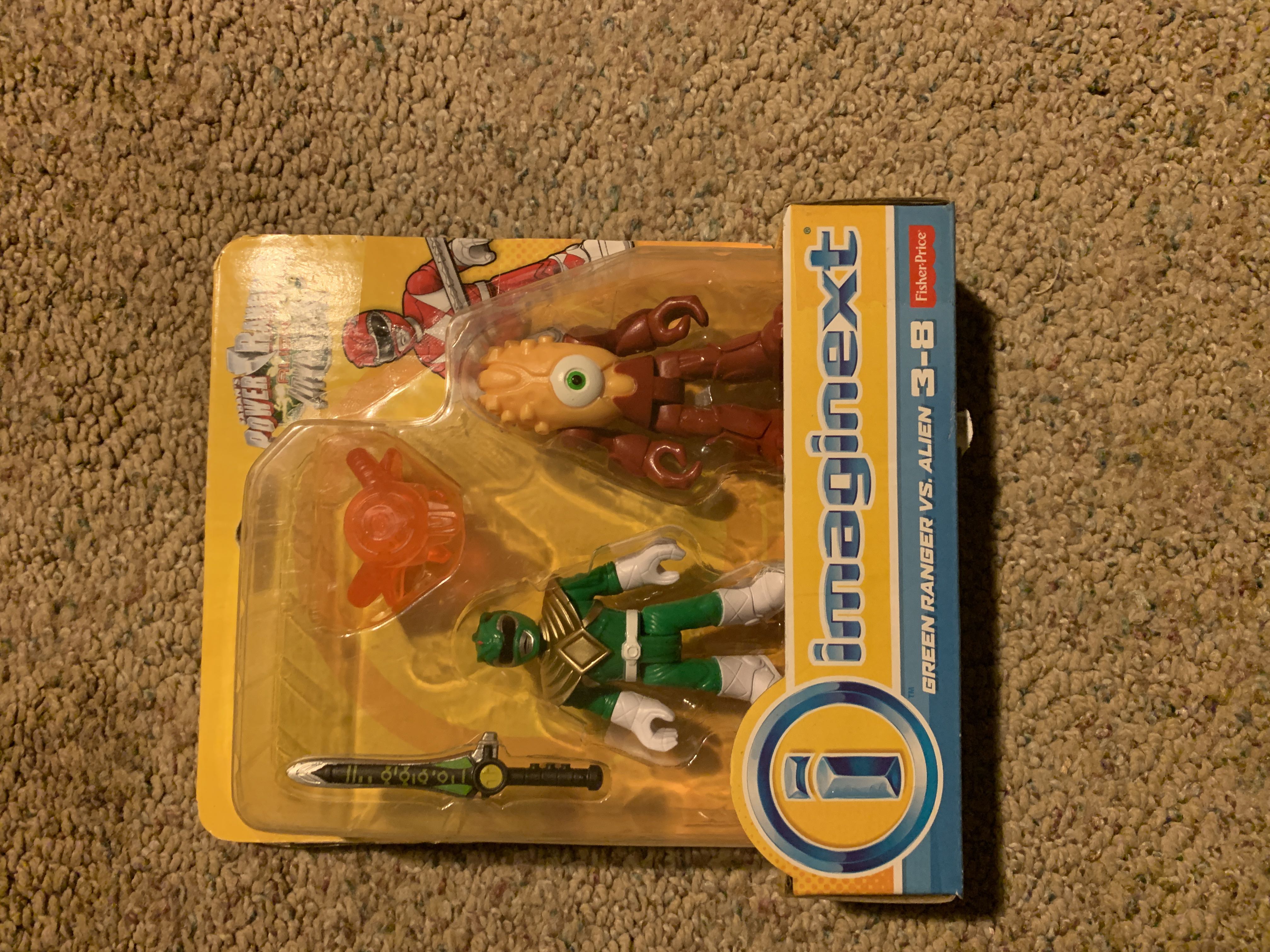 Green Ranger Vs Alien - Imaginext action figure collectible [Barcode 887961502480] - Main Image 1