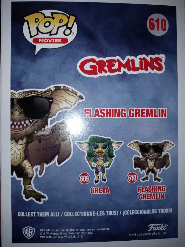 Funko Gremlin: Flashing Gremlin #610 - Funko (Funko Horror) action figure collectible [Barcode 889698321129] - Main Image 2