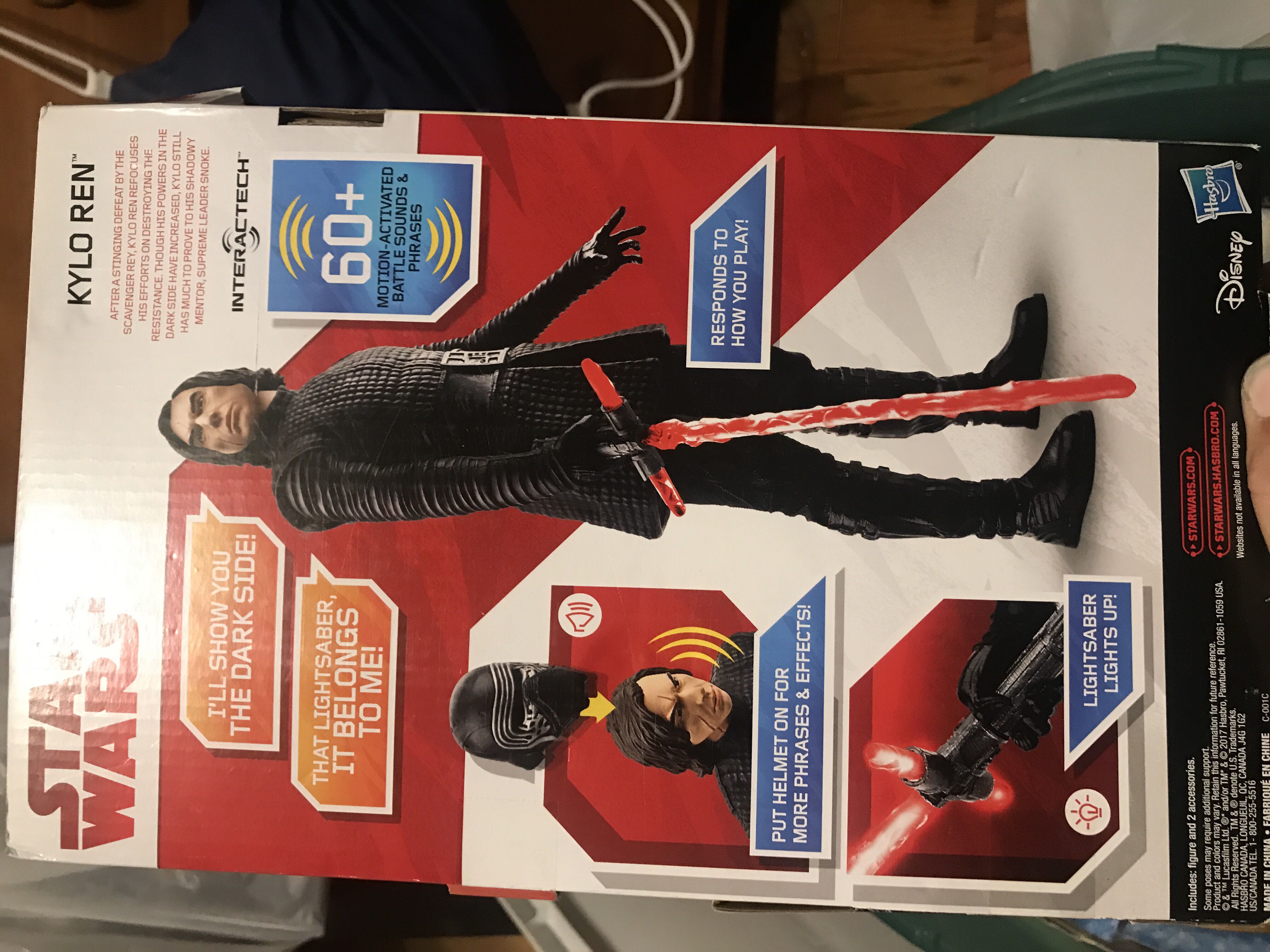 Kylo Ren - Hasbro (Star Wars Episode VII The Last Jedi) action figure collectible [Barcode 630509533510] - Main Image 2