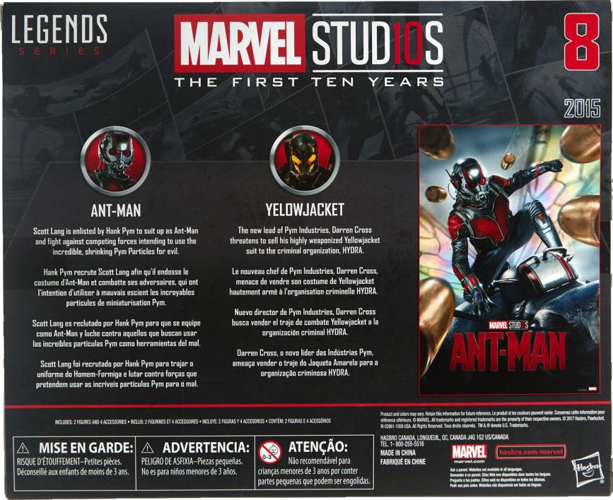 Ant-Man & Yellowjacket - Hasbro (Ant-Man) action figure collectible [Barcode 630509682461] - Main Image 2