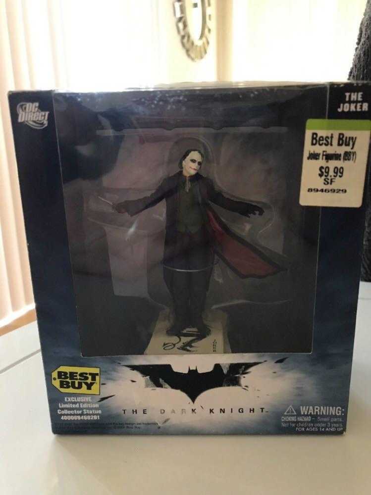 DC Direct The Dark Knight Joker Statute Best Buy Exclusive Rare  action figure collectible [Barcode 400089469291] - Main Image 4