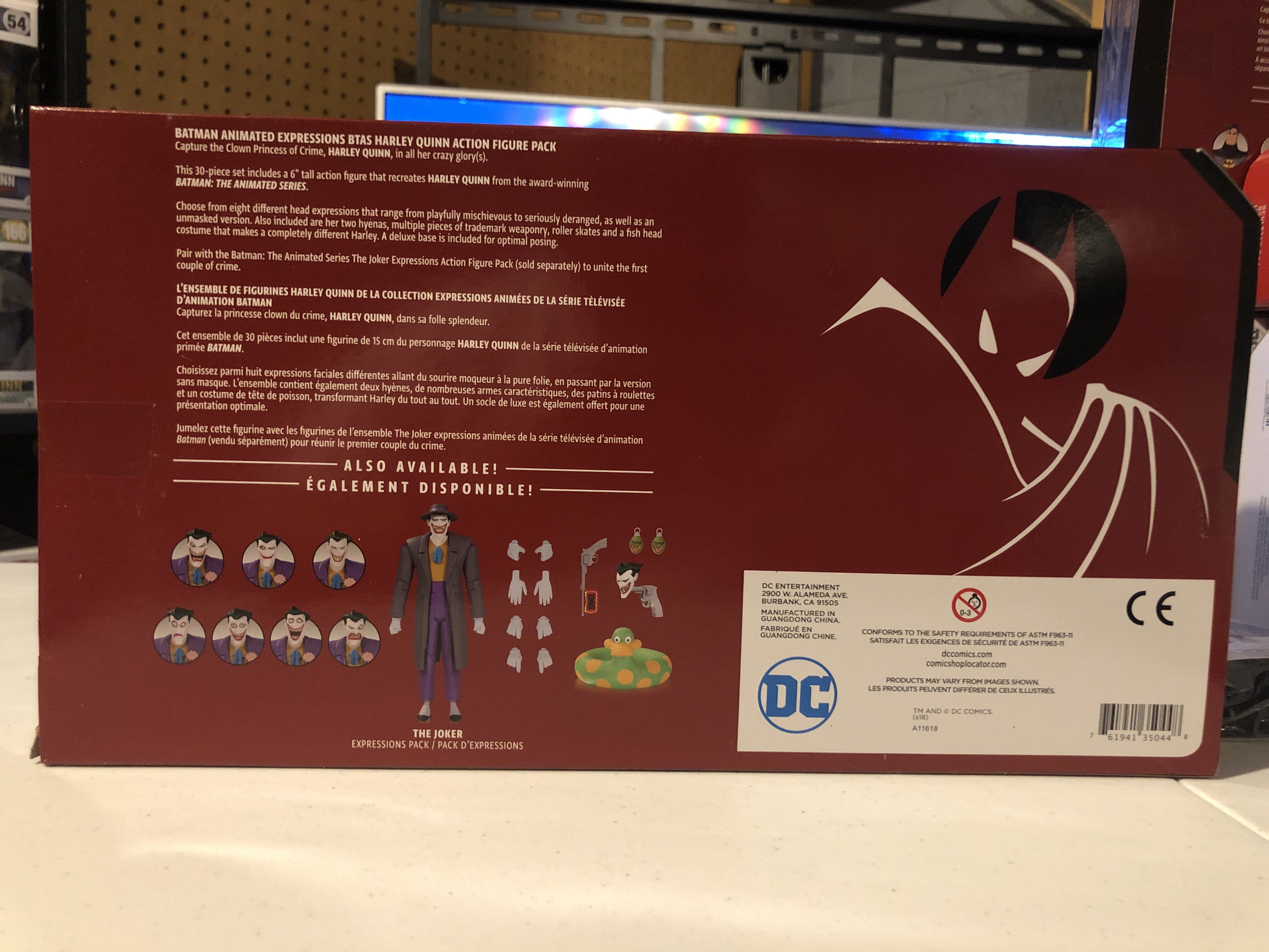 Batman The Animated Series - Expressions Pack - Harley Quinn - DC Collectibles (Batman - The Animated Series) action figure collectible [Barcode 761941350448] - Main Image 3