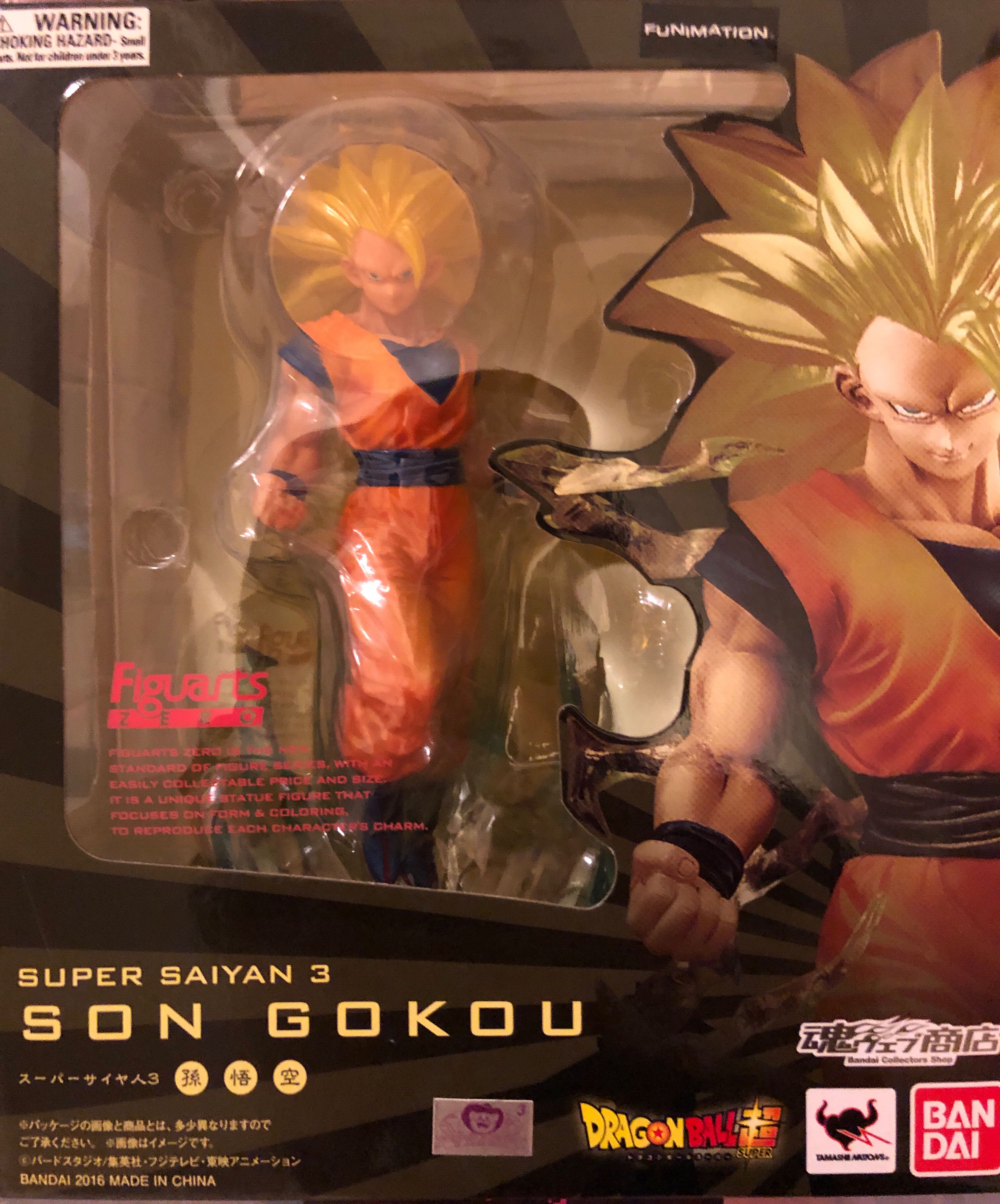 DBZ Figuarts Zero: Super Saiyan 3 Son Goku - Figuarts Zero / Bandai (Dragon Ball Z) action figure collectible [Barcode 4549660038054] - Main Image 1