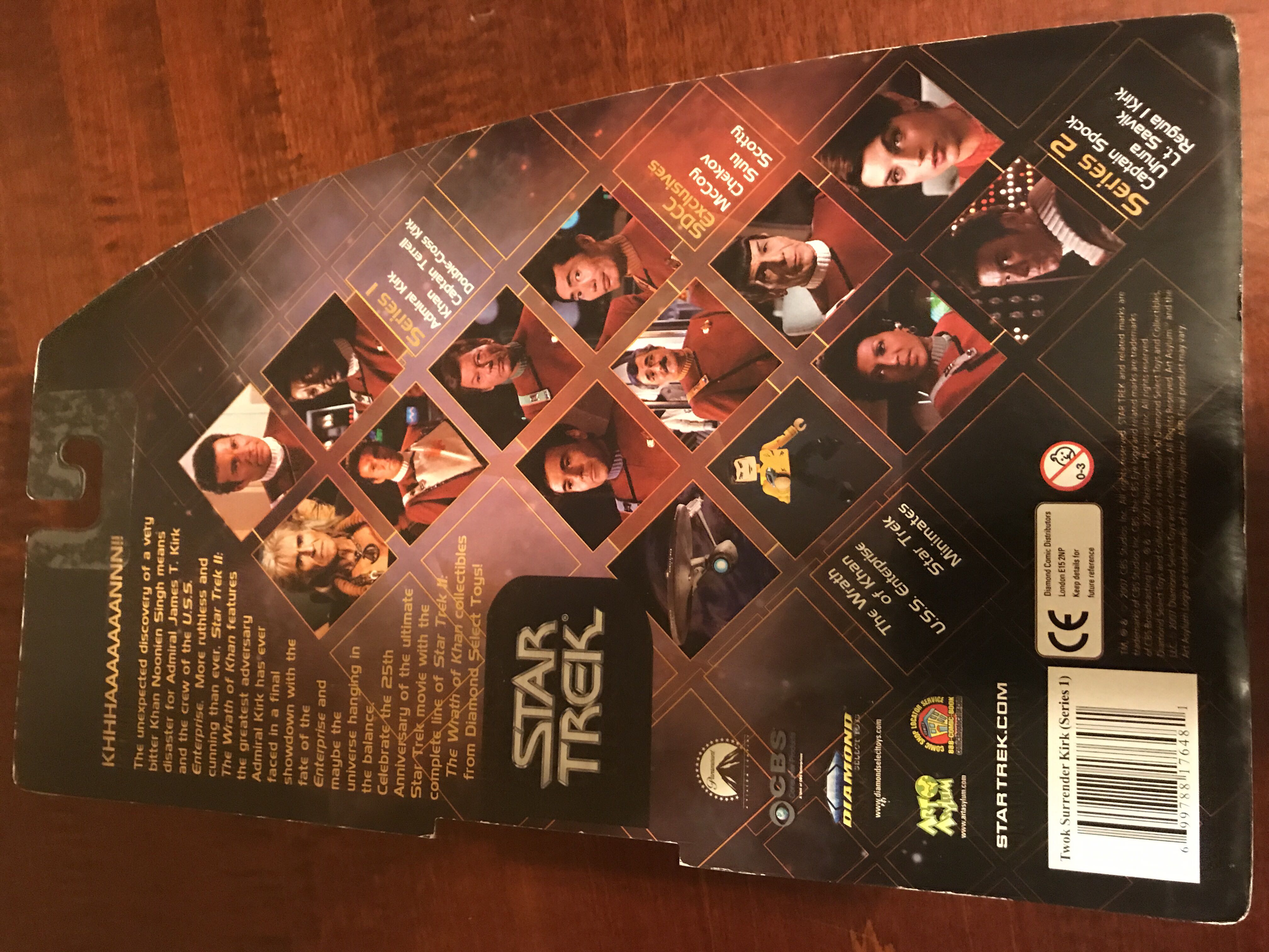 Star Trek: Double Cross Kirk - Diamond Select (Star Trek II The Wrath Of Khan) action figure collectible [Barcode 699788176481] - Main Image 2