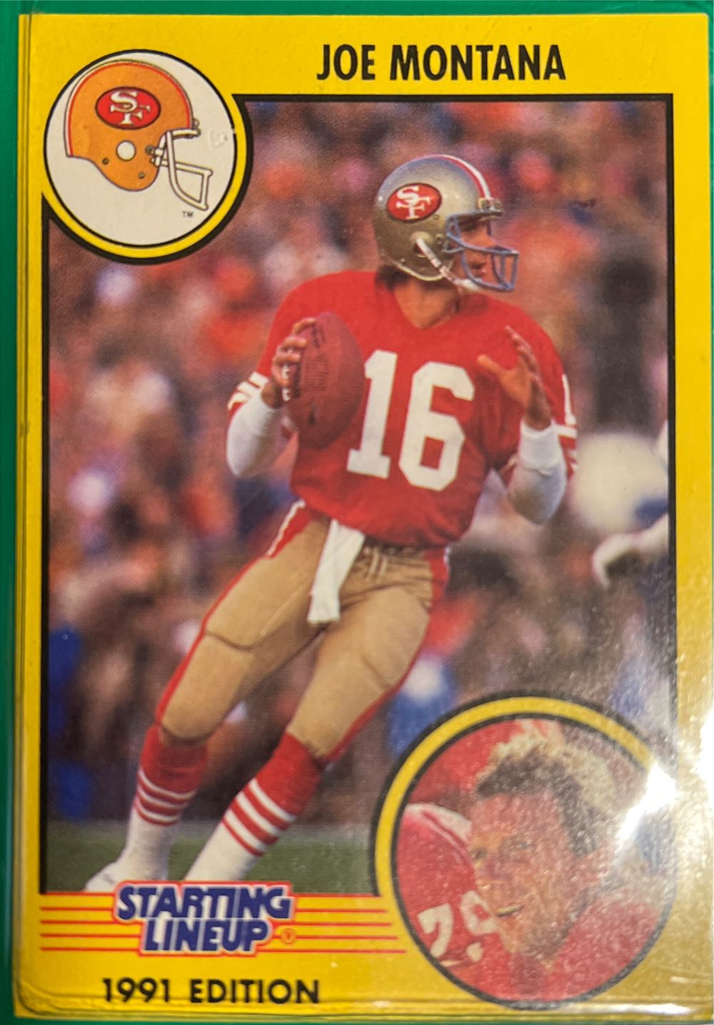 Starting Lineup Joe Montana 1991 - Kenner (Starting Lineup Football) action figure collectible [Barcode 076281735108] - Main Image 2