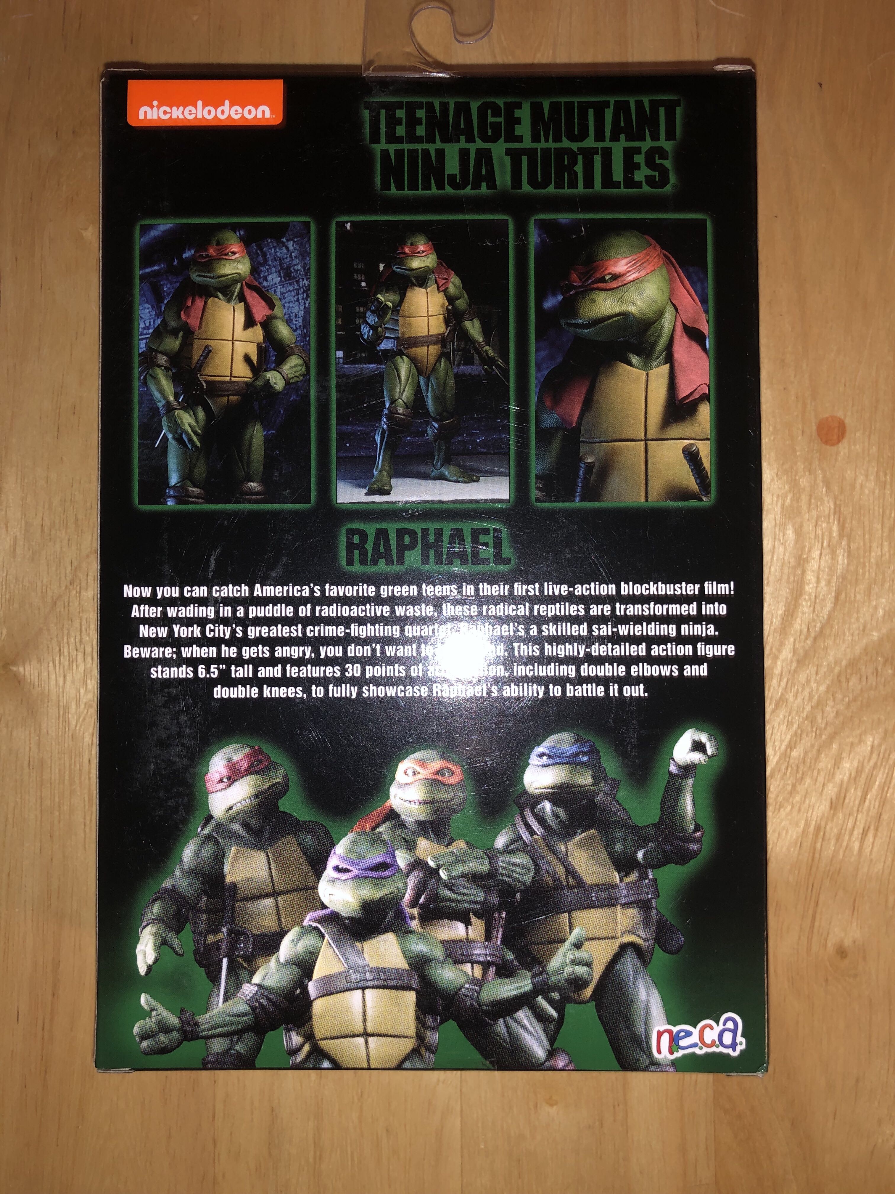 TMNT - Raphael - Movie  - NECA, Inc. (Teenage Mutant Ninja Turtles (Movie)) action figure collectible [Barcode 634482540756] - Main Image 3