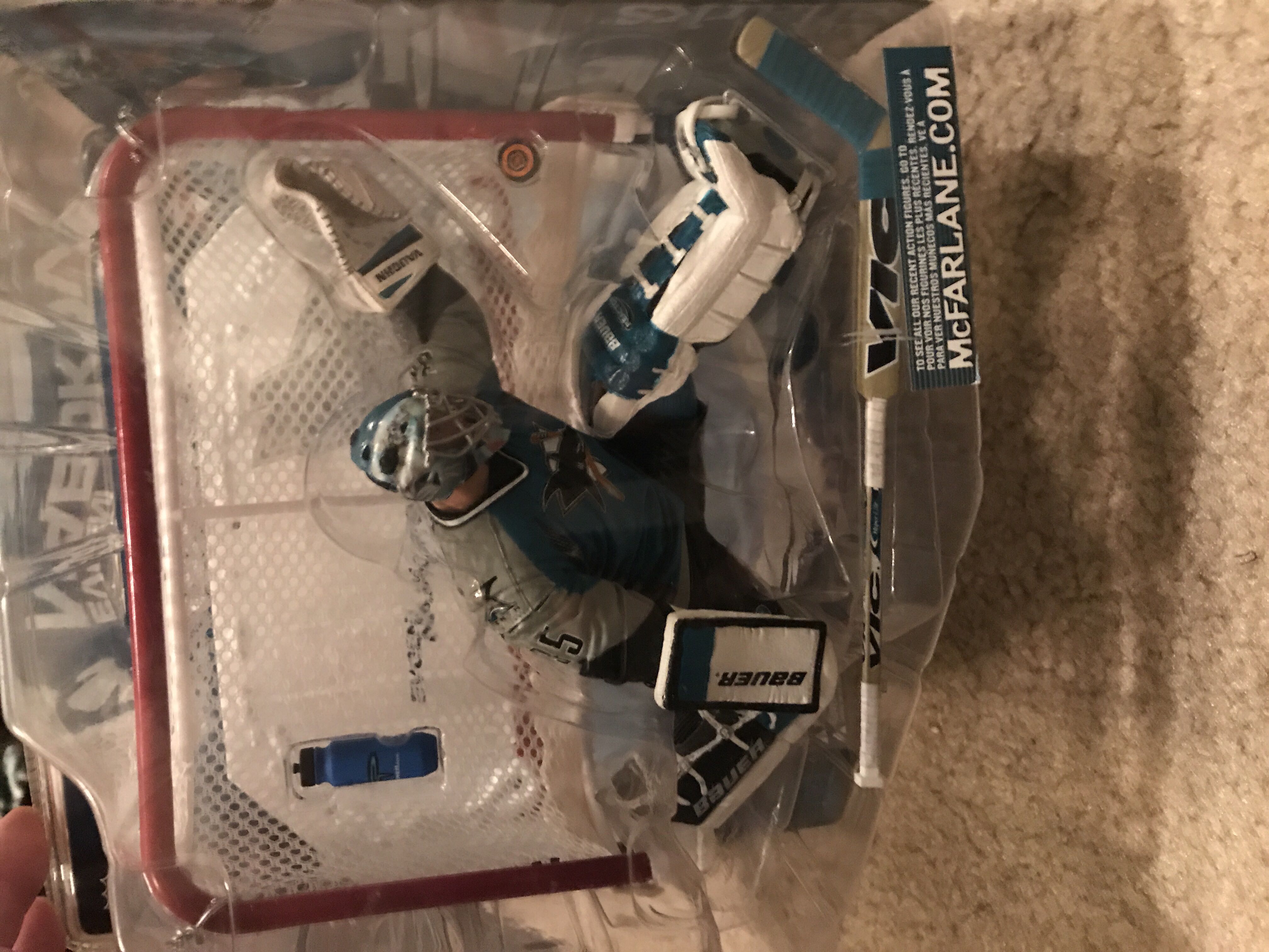San Jose Sharks Nabokov  action figure collectible [Barcode 787926701364] - Main Image 1