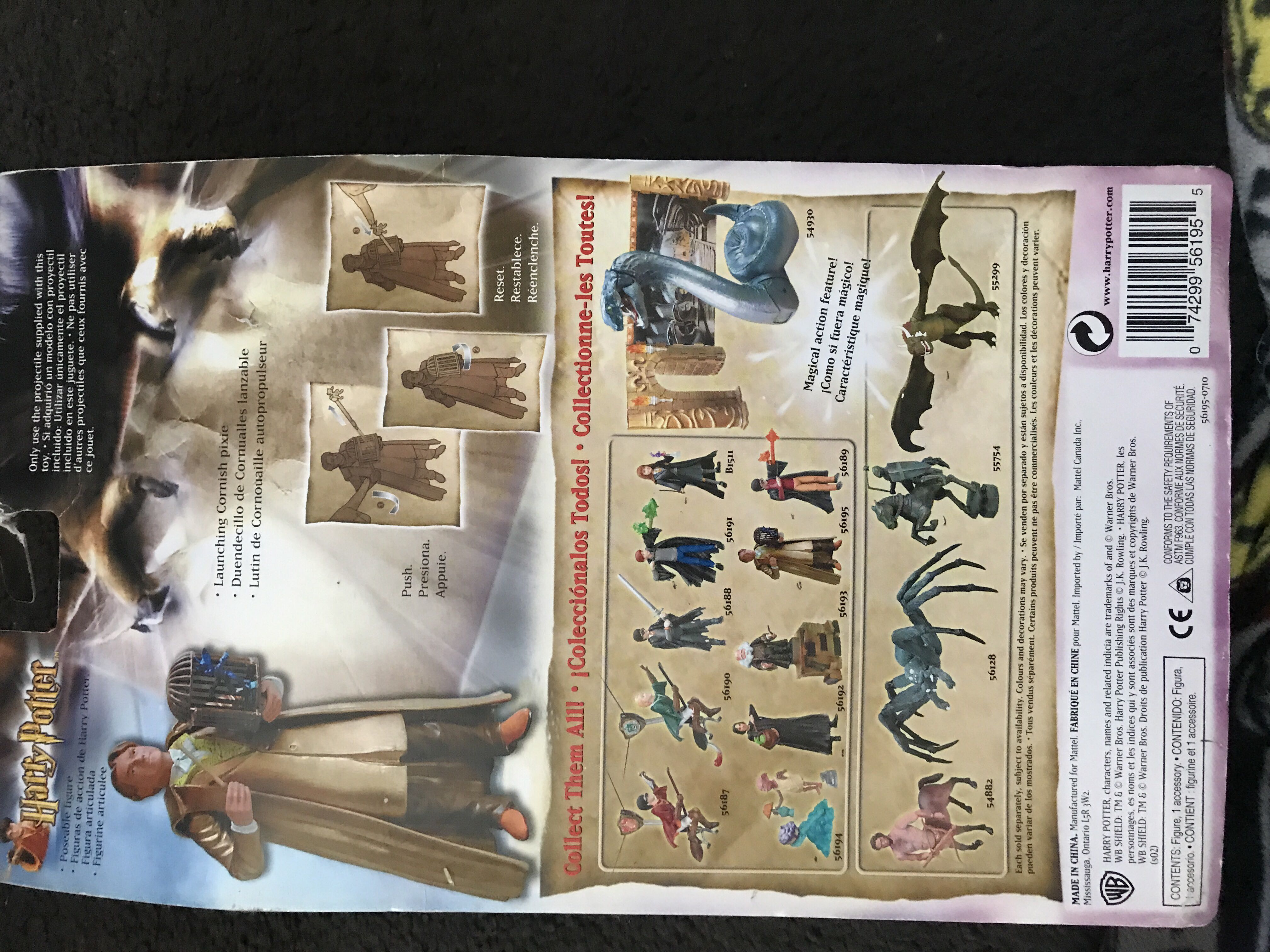 Harry Potter Professor Lockhart   action figure collectible [Barcode 074299561955] - Main Image 2