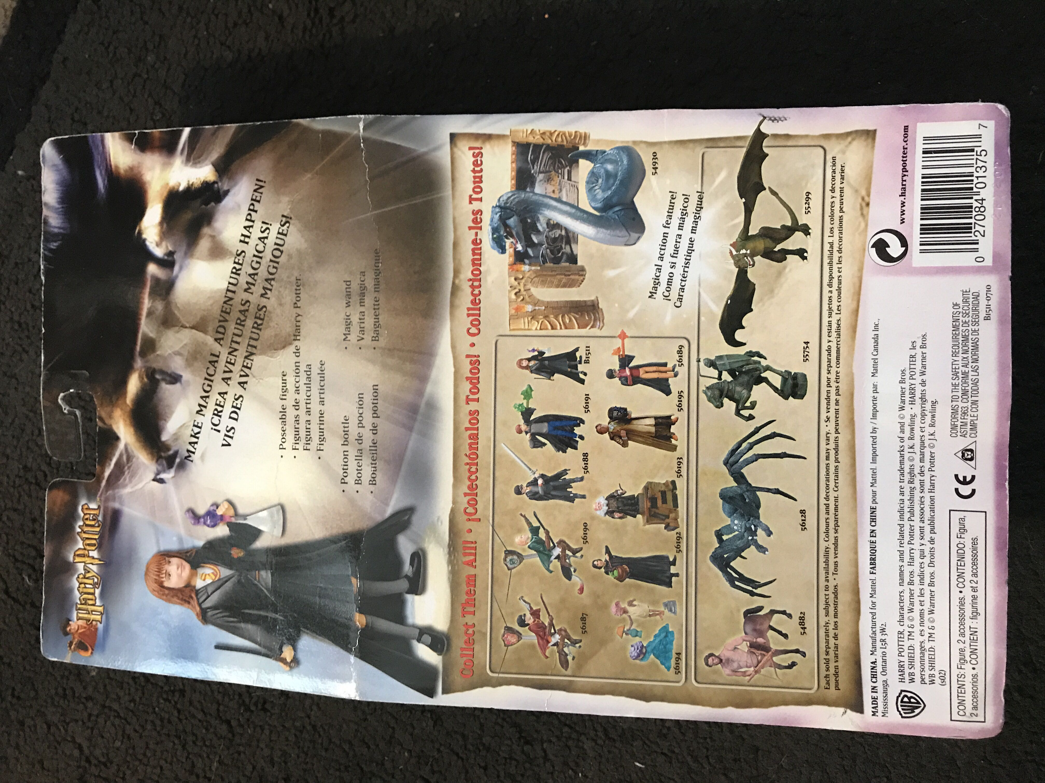 Harry Potter "Hermione”  action figure collectible [Barcode 027084013757] - Main Image 2