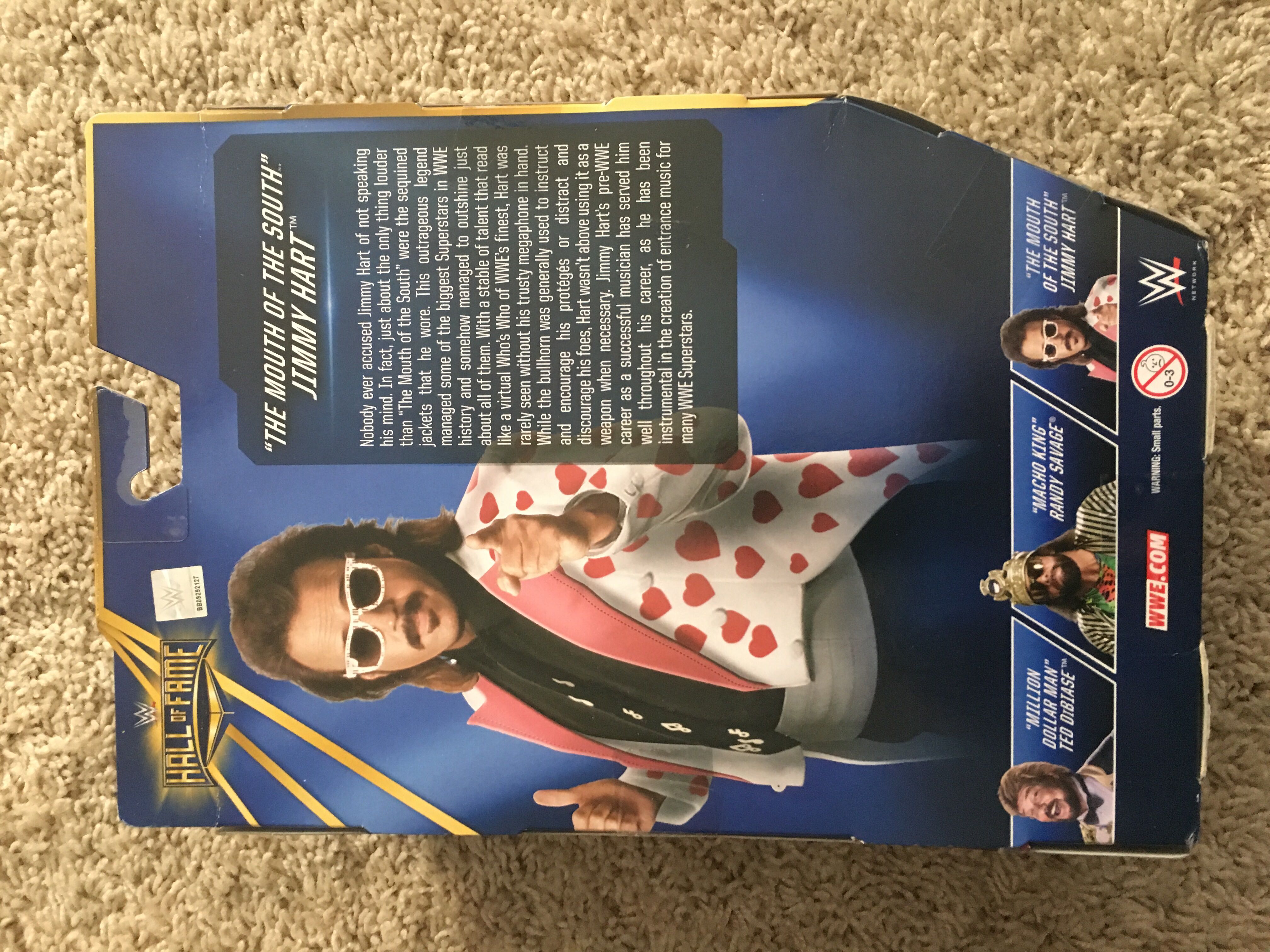 Jimmy Hart - Mattel Wwe (Elite Hall Of Fame Series) action figure collectible [Barcode 887961273830] - Main Image 2