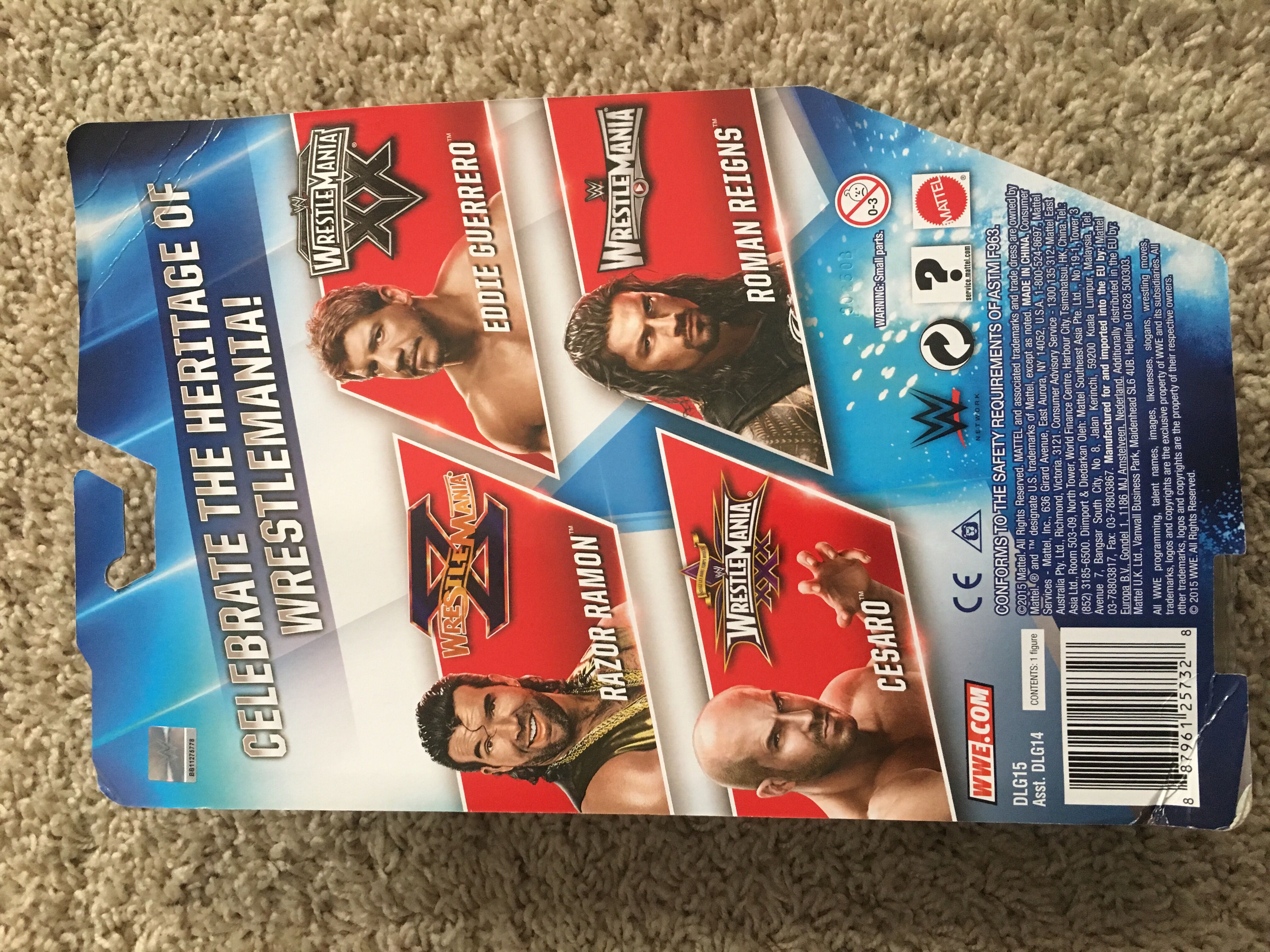 Razor Ramon - Mattel action figure collectible [Barcode 887961257328] - Main Image 2