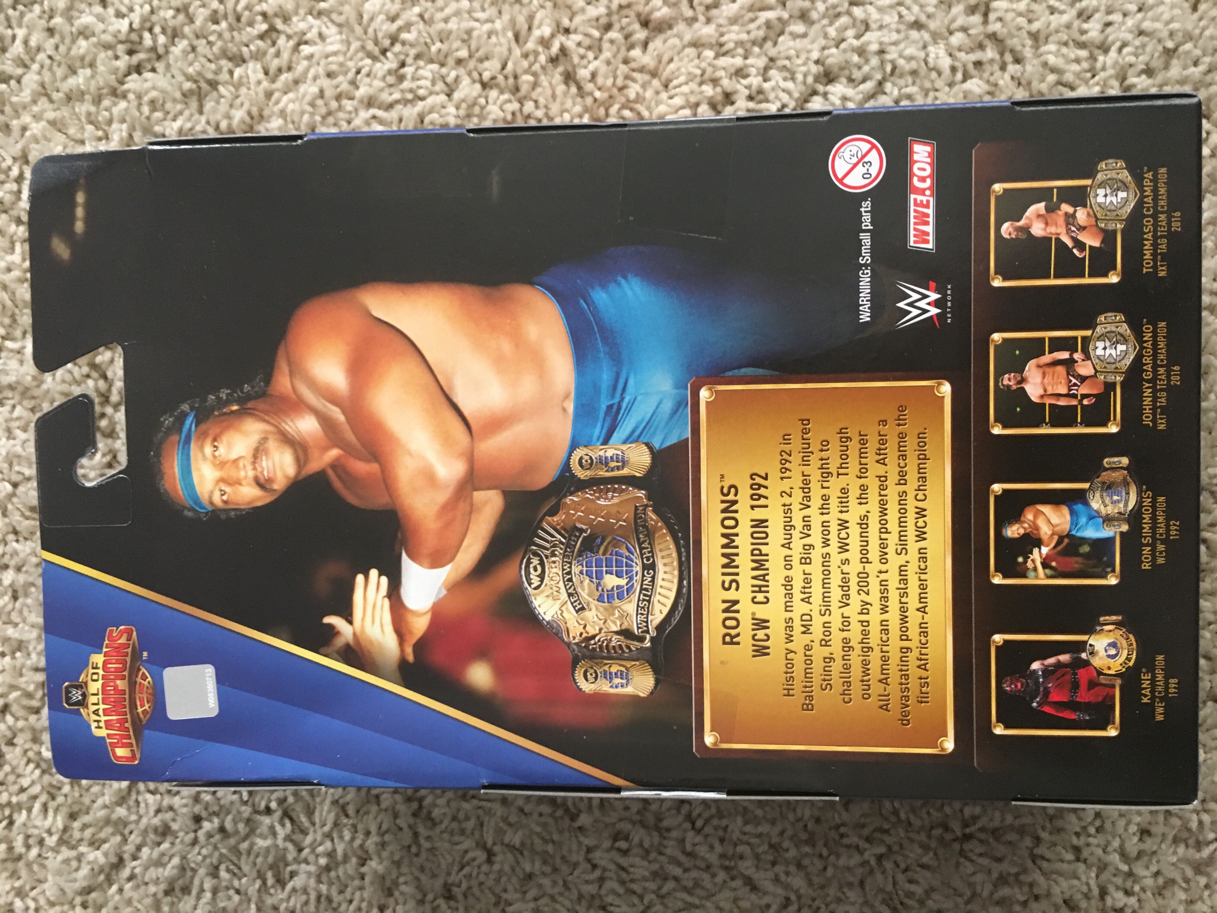 Ron Simmons - Mattel Wwe (WWE Hall of Champions Series 1) action figure collectible [Barcode 887961640861] - Main Image 2