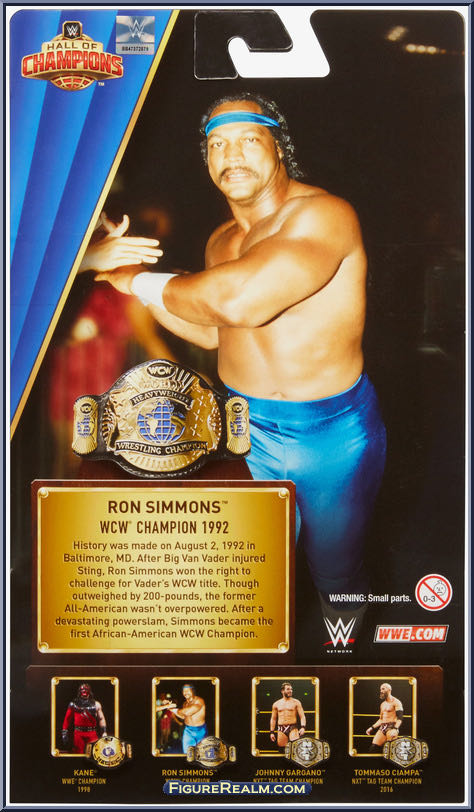 Ron Simmons - Mattel Wwe (WWE Hall of Champions Series 1) action figure collectible [Barcode 887961640861] - Main Image 4