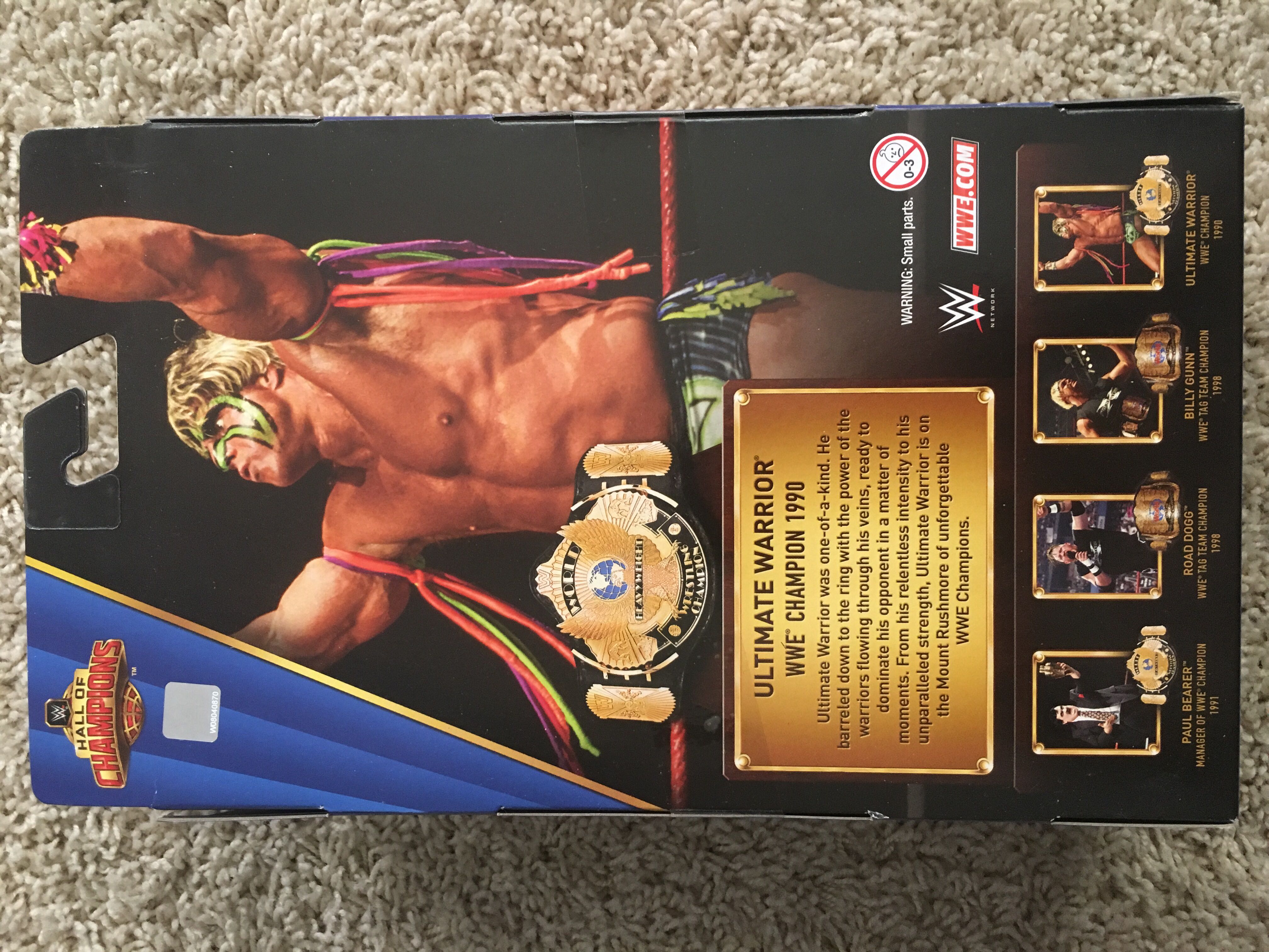 Ultimate Warrior - Mattel Wwe (WWE Hall Of Champions Elite) action figure collectible [Barcode 887961602944] - Main Image 2